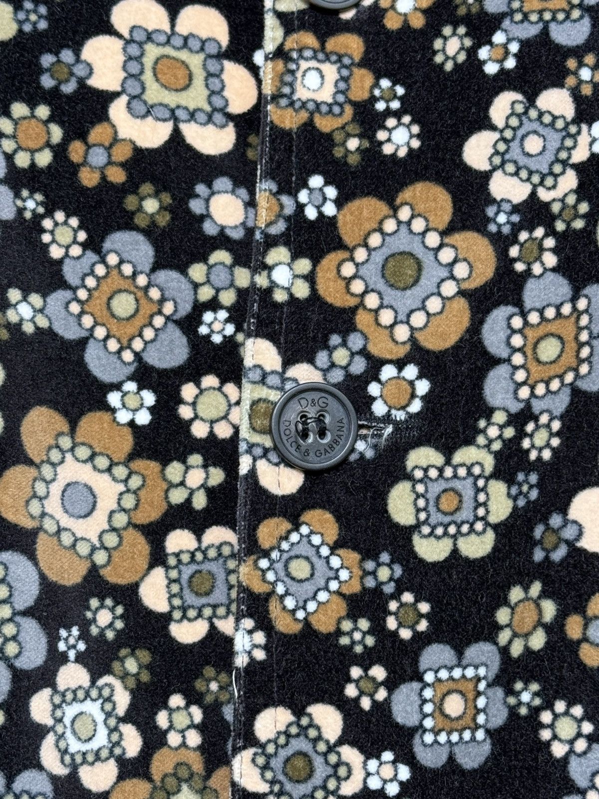 Dolce & Gabbana 00s Dolce & Gabbana 2004 Floral Velvet Vintage Blazer 48 Size US M / EU 48-50 / 2 - 6 Thumbnail