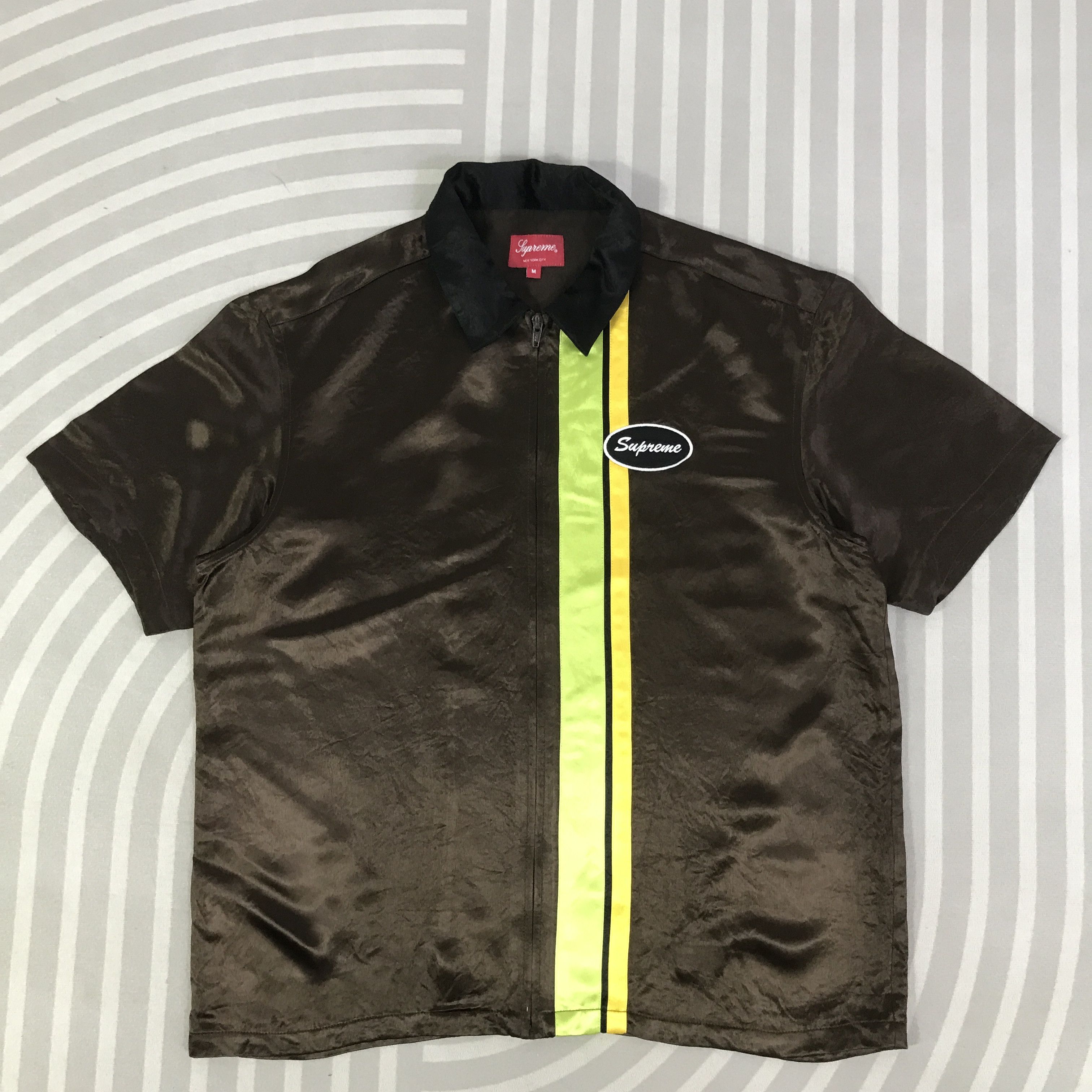 Supreme Supreme 2-Tone Corduroy Zip Up Shirt READ DESCRIPTION