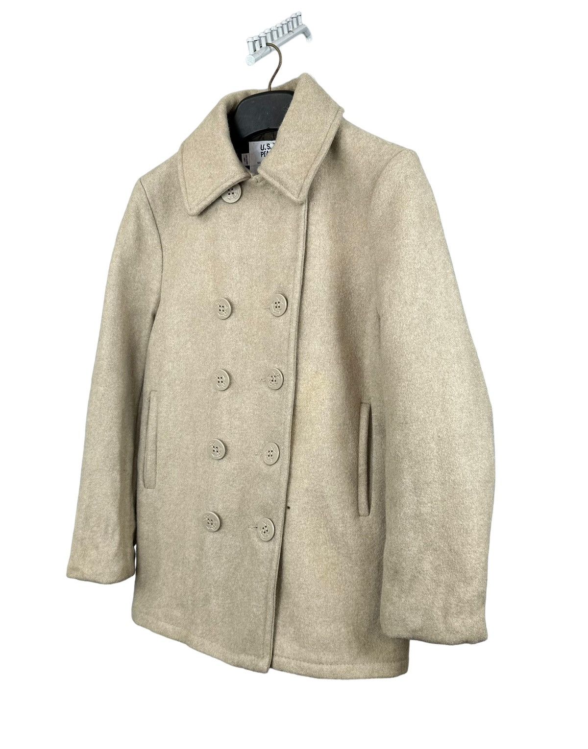 Schott Pea coat wool jacket us740 n pea jacket Size 36R - 2 Thumbnail