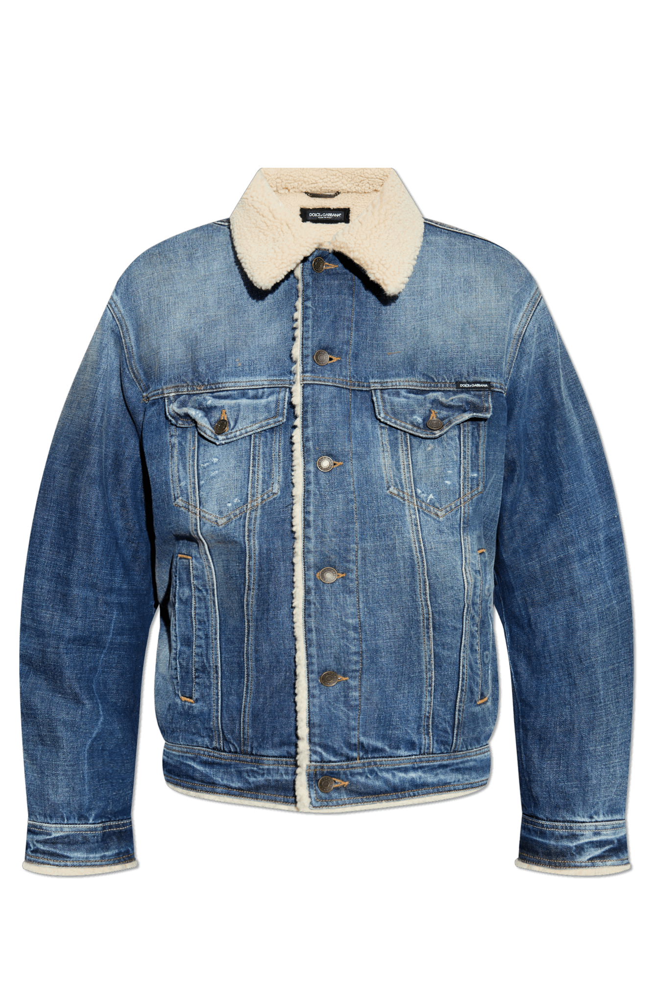 Dolce & Gabbana o1s22i1n0225 Denim Jacket in Blue Size US M / EU 48-50 / 2 - 1 Thumbnail