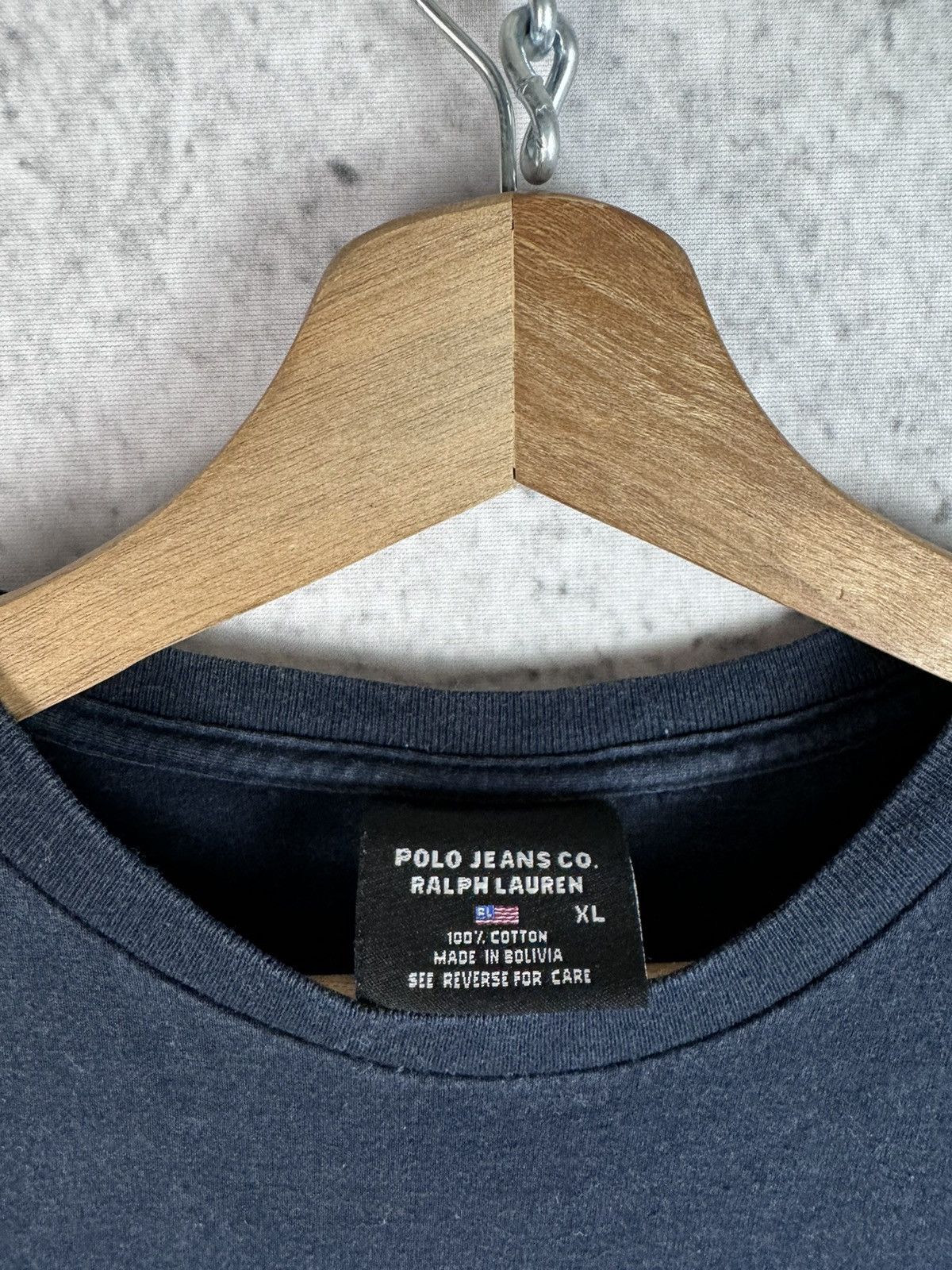 Polo Ralph Lauren Vintage POLO RALPH LAUREN USA Flag T - Shirt Size XL / US 12-14 / IT 48-50 - 3 Thumbnail