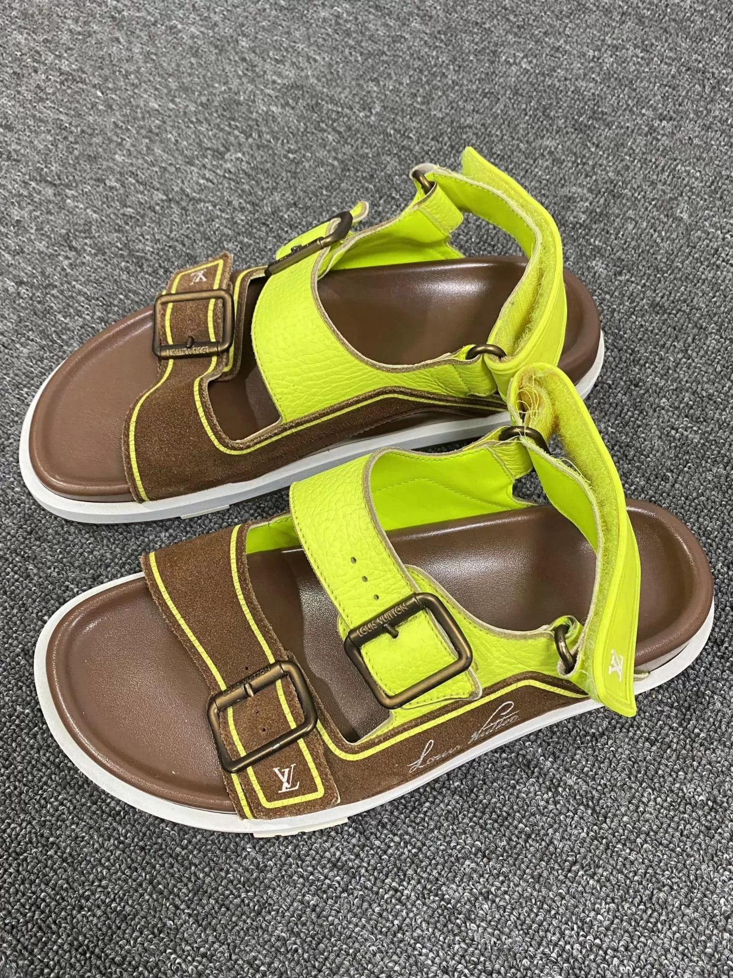 Louis Vuitton LV Tan Brown Trainer Slipper Size 41 Size US 8 / EU 41 - 1 Thumbnail