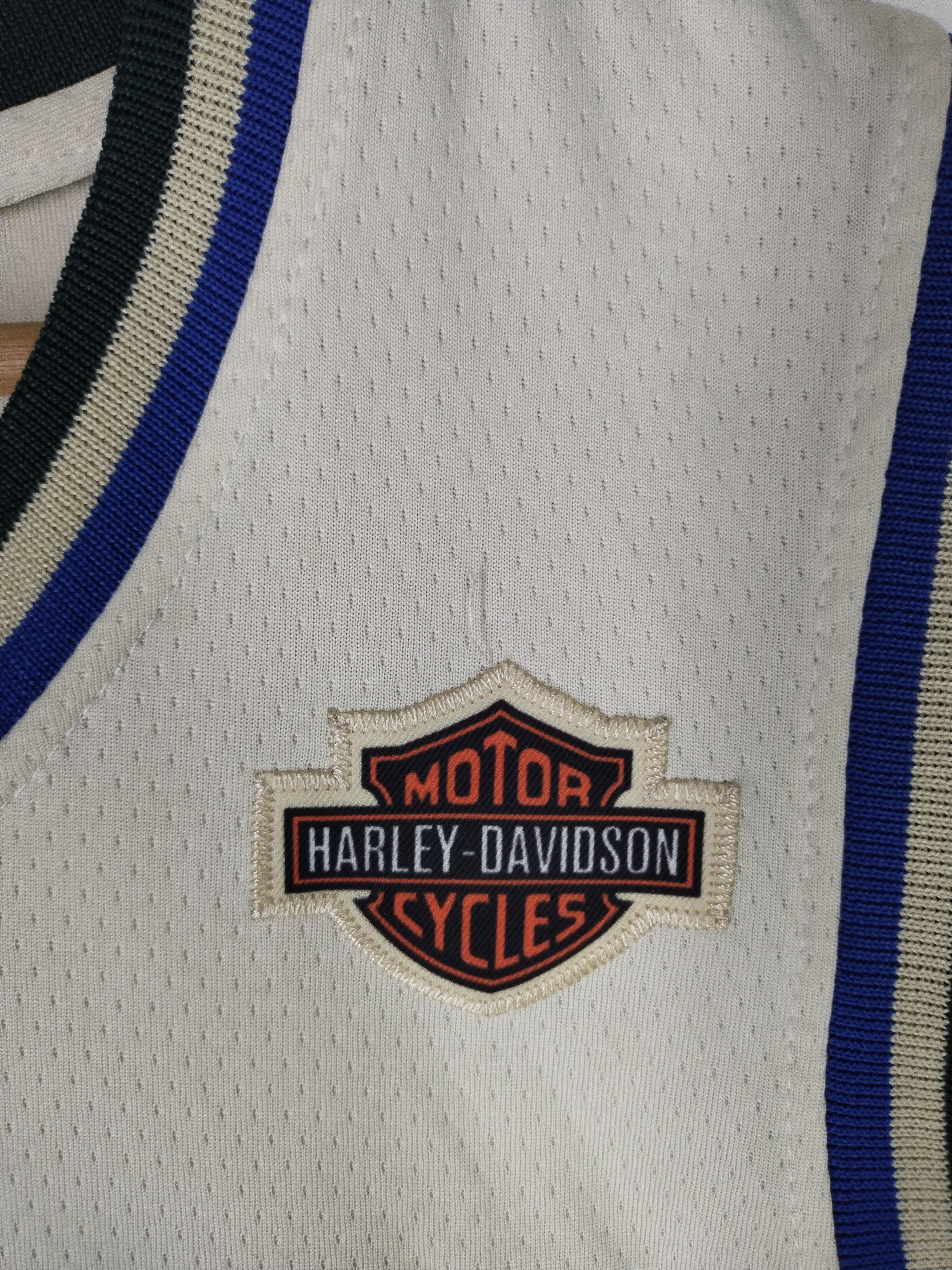 Harley Davidson Vintage Nike X HD Swingman Milwaukee Bucks Jersey Rare Size US M / EU 48-50 / 2 - 5 Thumbnail