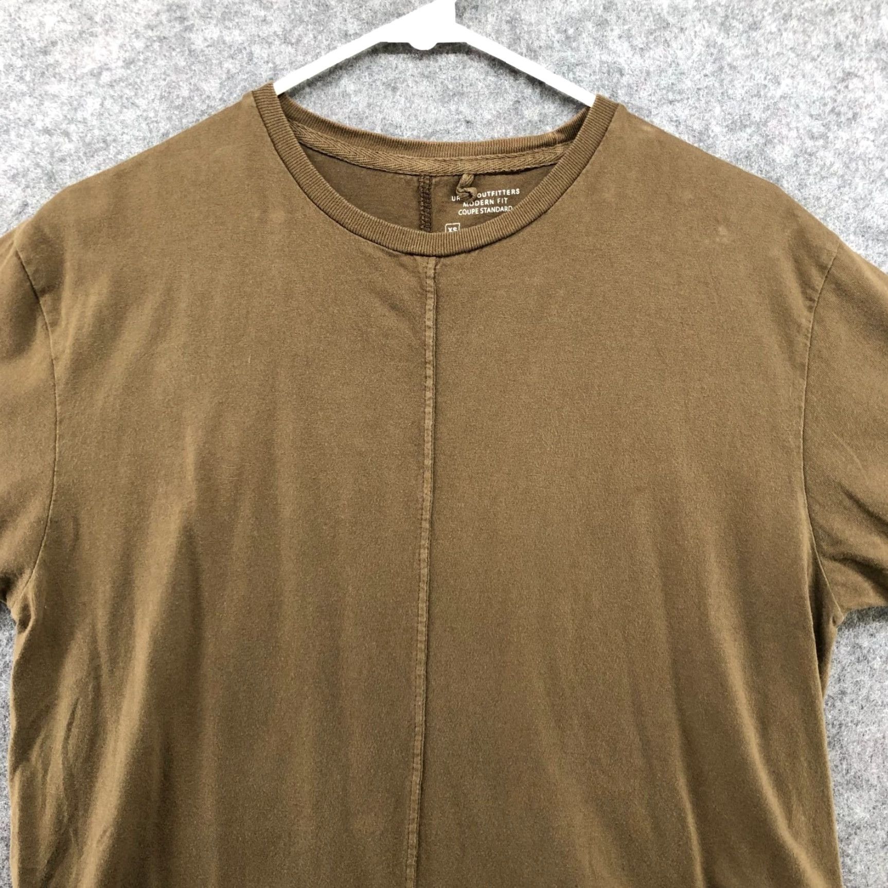 Urban Outfitters Urban Outfitters Modern Fit Shirt Mens XS Exposed Seam Brown Short Sleeve Size US XS / EU 42 / 0 - 3 Thumbnail