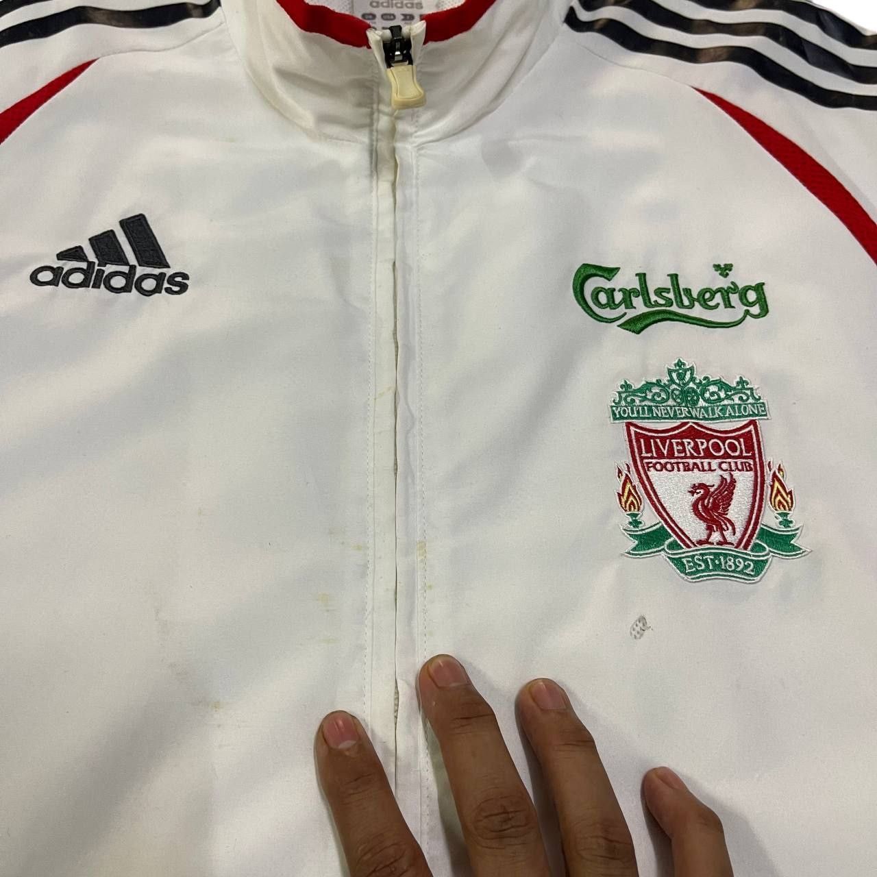 Adidas Vintage 06-07 Adidas x Liverpool Track Jacket Size US S / EU 44-46 / 1 - 5 Thumbnail