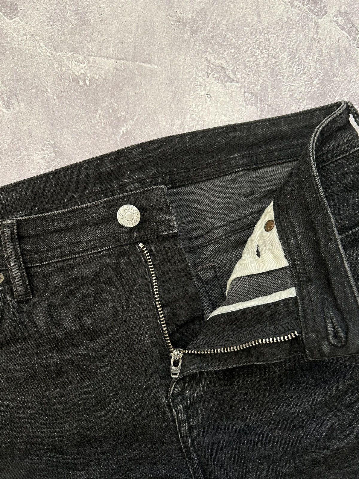 Acne Studios ACNE STUDIOS Bla Konst Clim Used Blk Black Size 30/34 Jeans Size 30" / US 8 / IT 44 - 7 Thumbnail