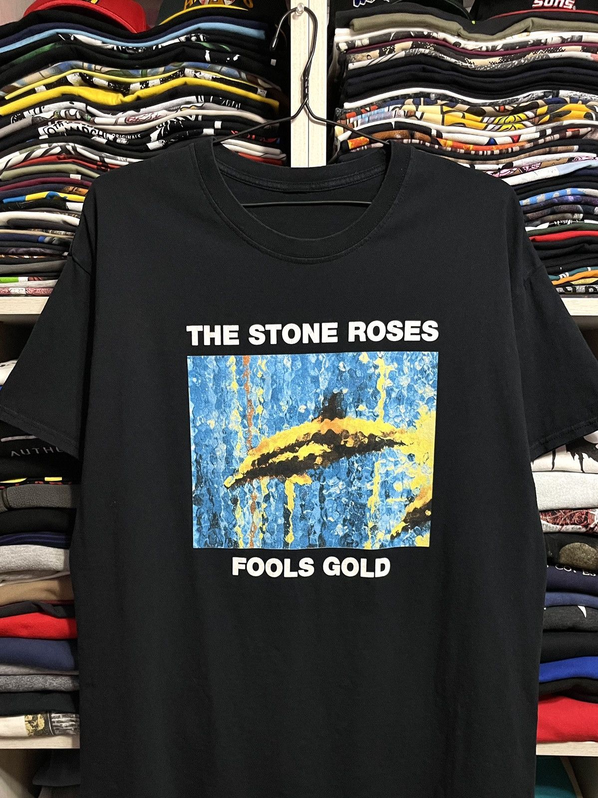 Band Tees Vintage The Stone Roses Fools Gold Rock Band T-Shirt Size US XL / EU 56 / 4 - 2 Thumbnail