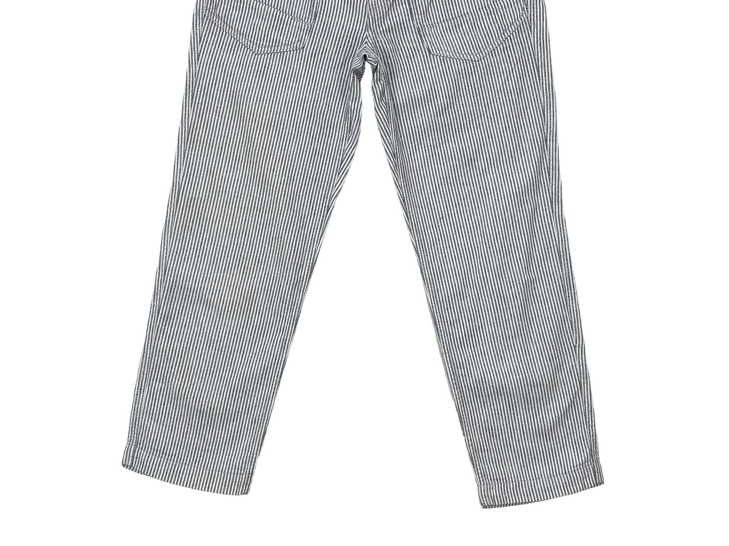 Japanese Brand Japanese Hickory Stripe Carpenter Pants – Workwear Vintage Size 31" - 5 Thumbnail