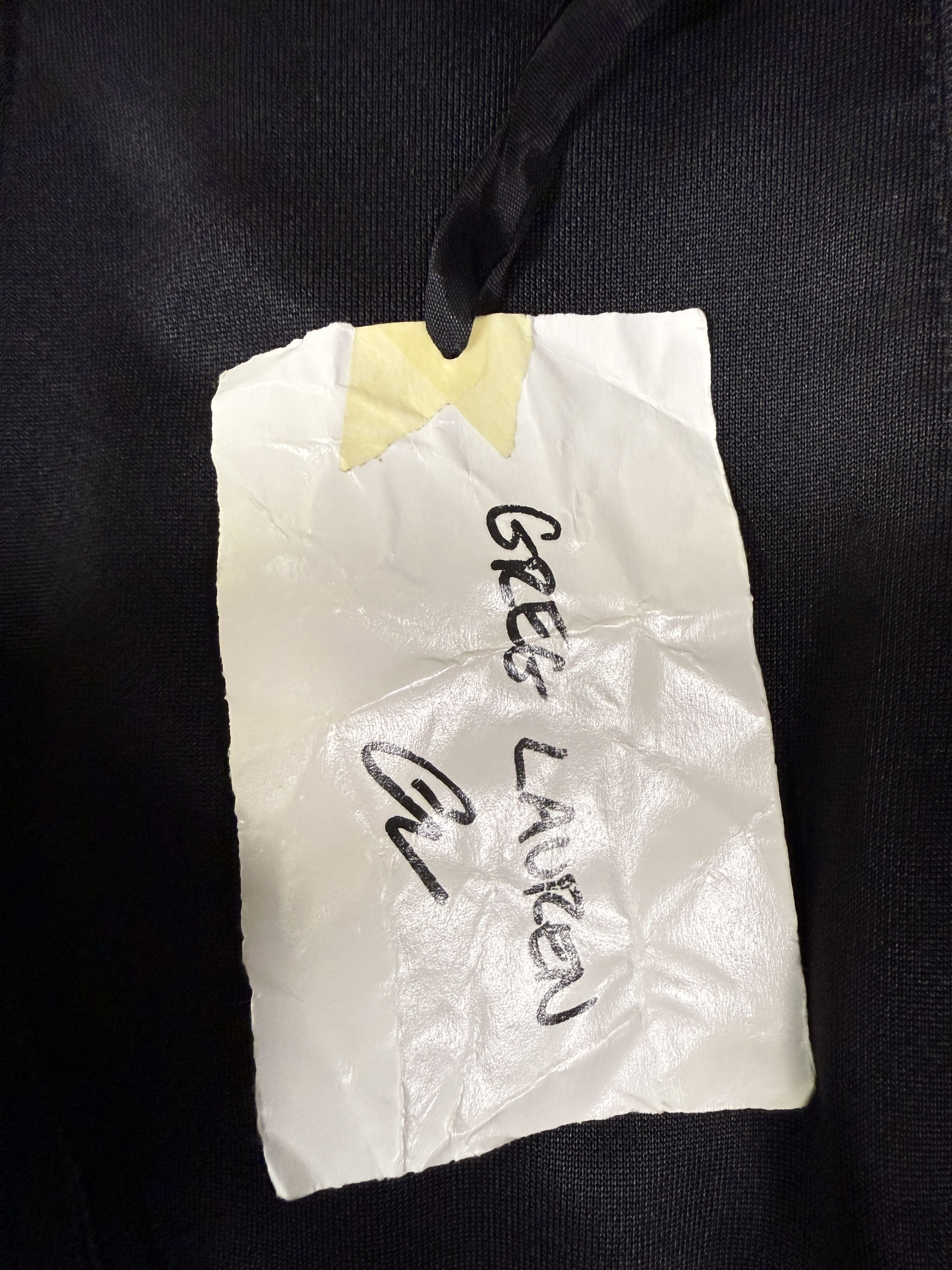 Greg Lauren Greg Lauren SAMPLE 50/50 Black Satin Lounge Pants Size US 34 / EU 50 - 8 Thumbnail