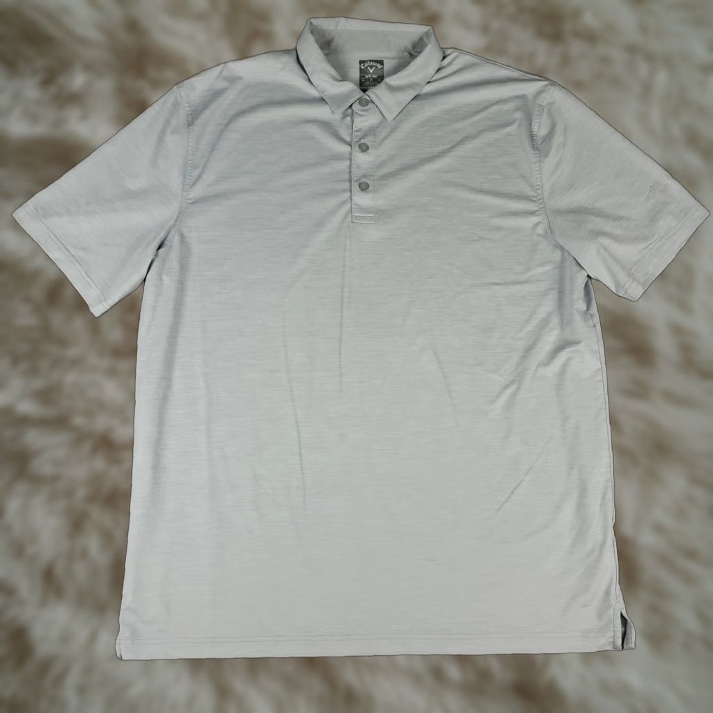 Callaway Callaway Polo Shirt Mens XL Gray Short Sleeve Polo Shirt Casual Golf Size US XL / EU 56 / 4 - 1 Thumbnail