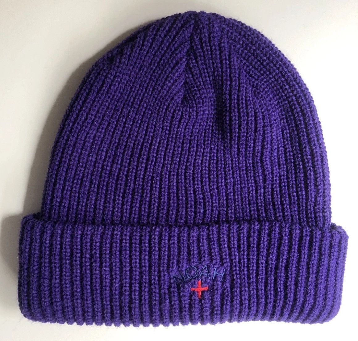 Noah Noah Core Logo Beanie PURPLE Size ONE SIZE - 1 Thumbnail
