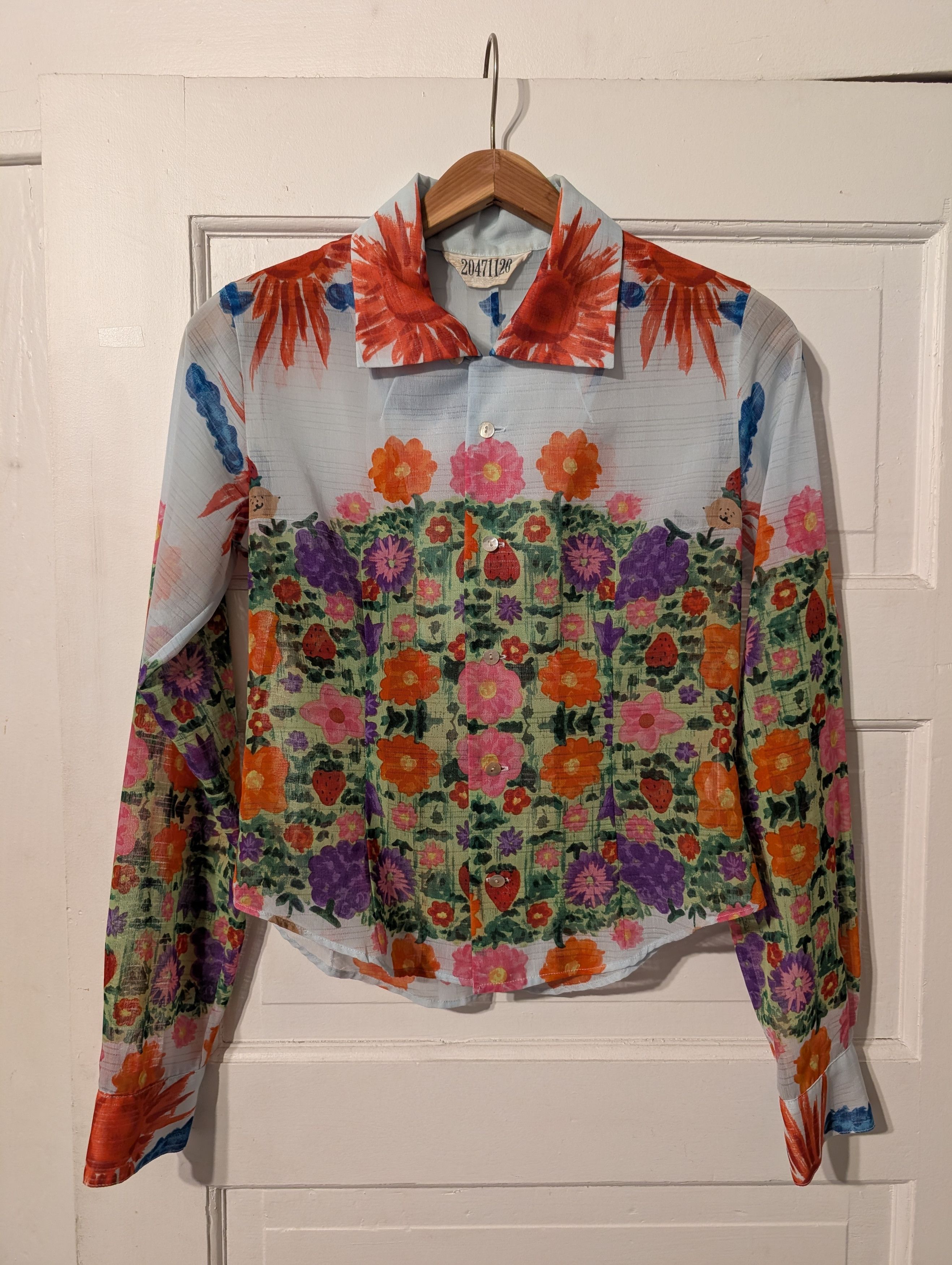20471120 20471120 SS99 Secret Flower Garden Graphic Shirt Size US XS / EU 42 / 0 - 1 Thumbnail