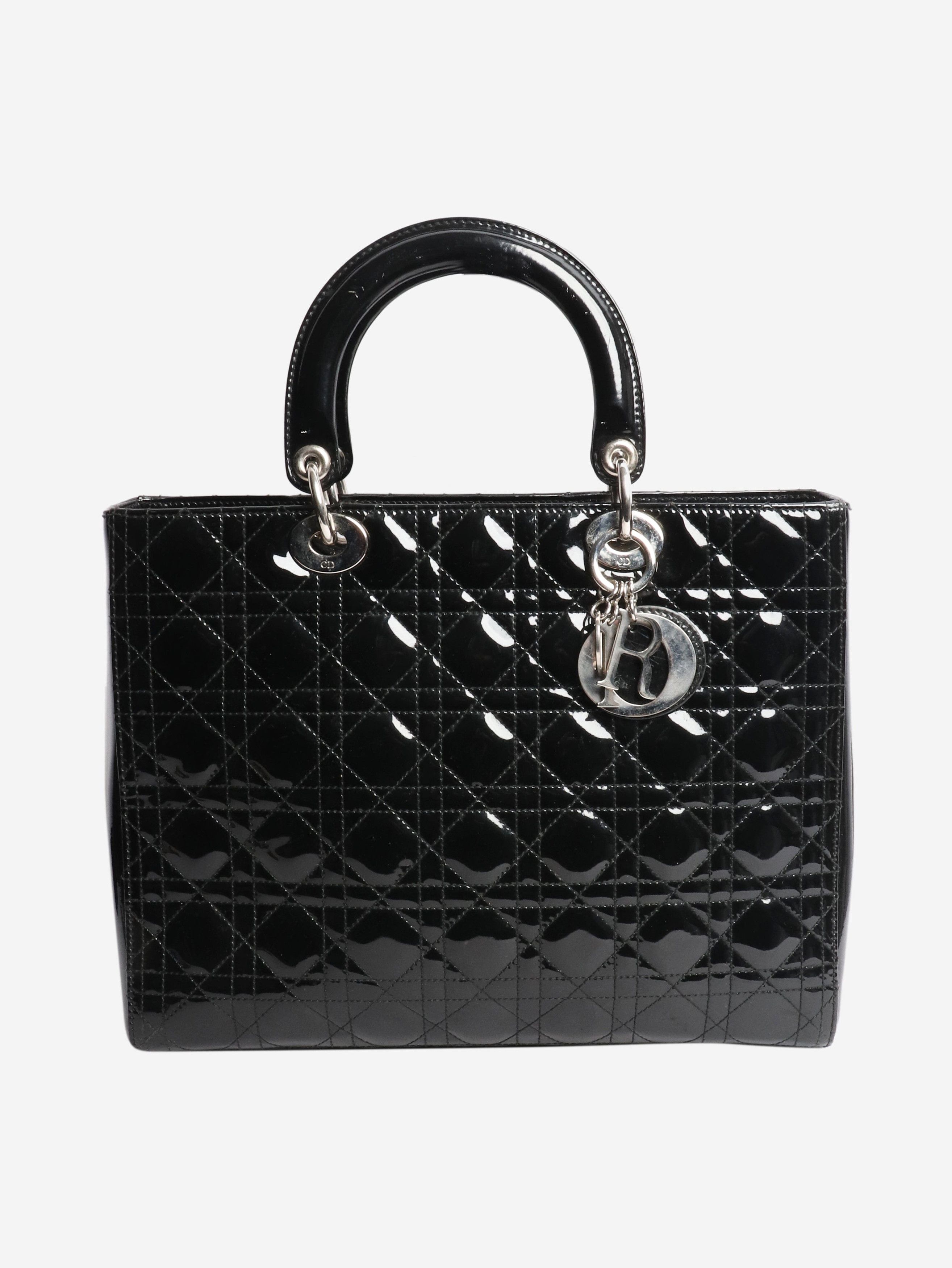 Dior Black 2009 patent Lady bag Size ONE SIZE - 1 Thumbnail