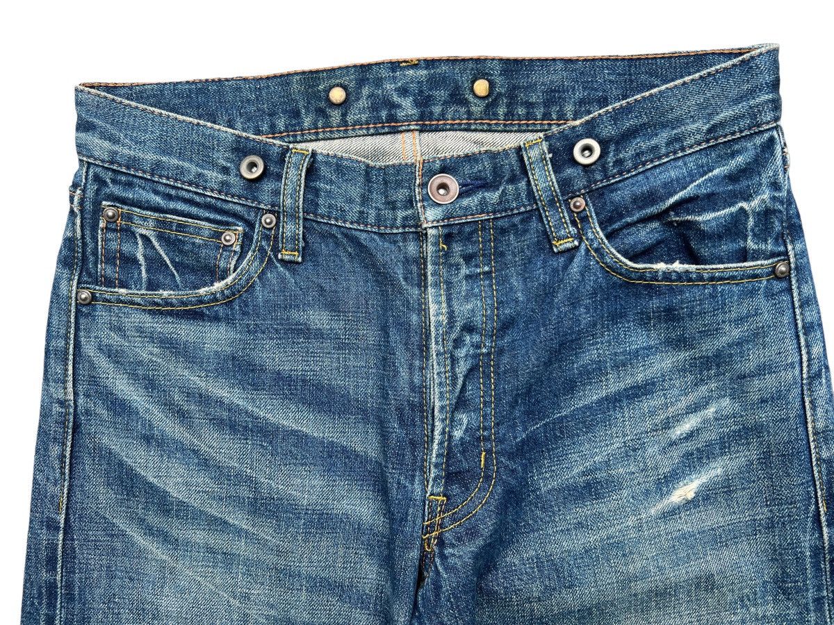 Japanese Brand × Journal Standard Journal Standard Selvedge Distressed Patchwork Jeans 31x30 Size US 31 - 8 Thumbnail