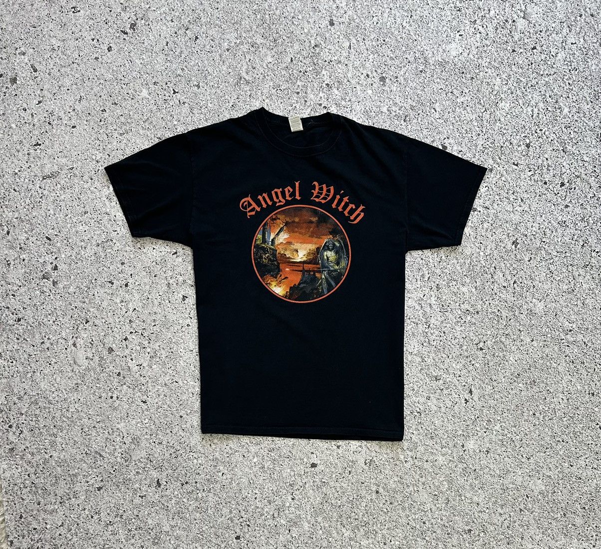 Band Tees × Vintage Vintage 90’s Angel Witch Rock Band Retro T-Shirt Y2K Hype Size US L / EU 52-54 / 3 - 2 Thumbnail