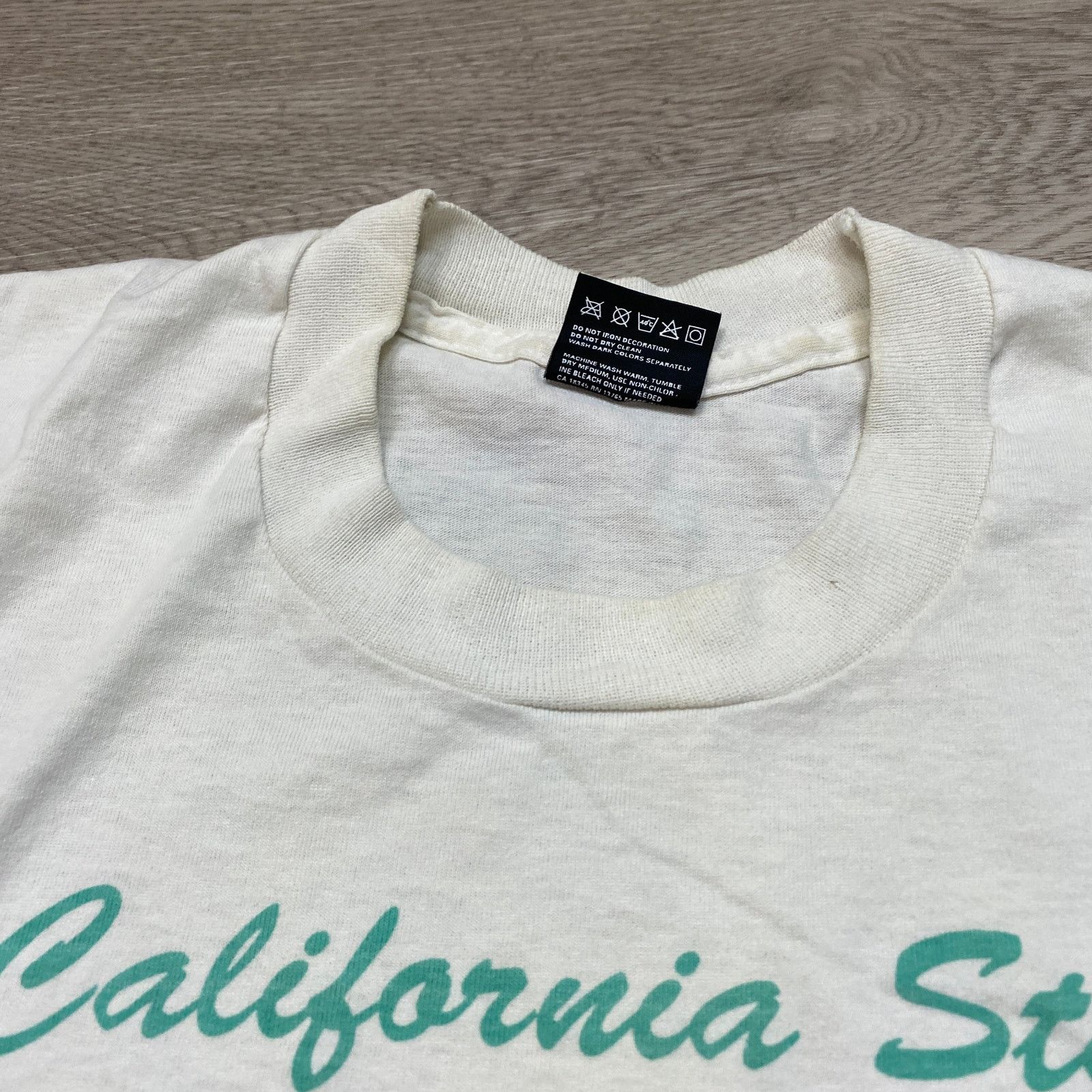 Fruit Of The Loom × Vintage VTG 90s California State Championship Gymnastics Shirt Large Size US L / EU 52-54 / 3 - 12 Thumbnail