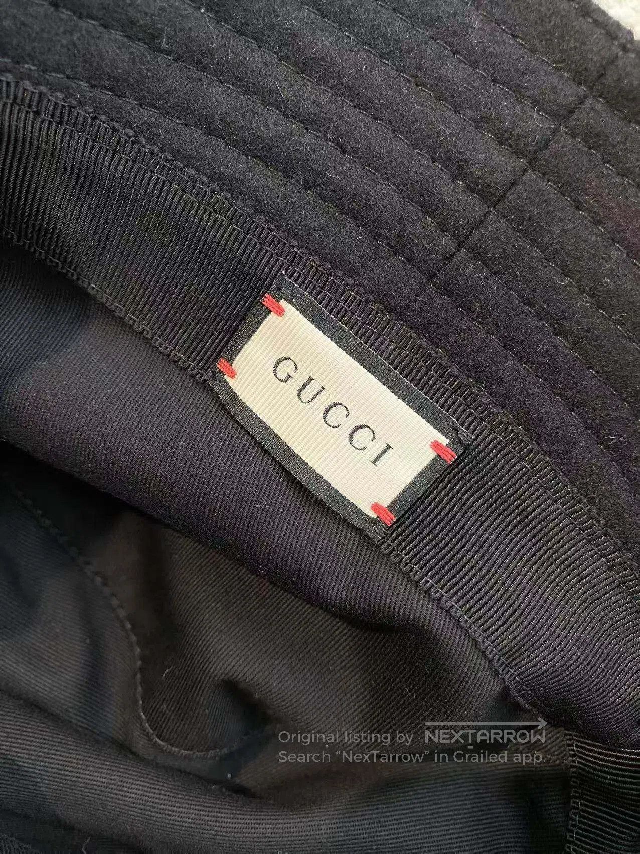 Gucci Guicci Size L String label bucket hat| Size ONE SIZE - 5 Thumbnail