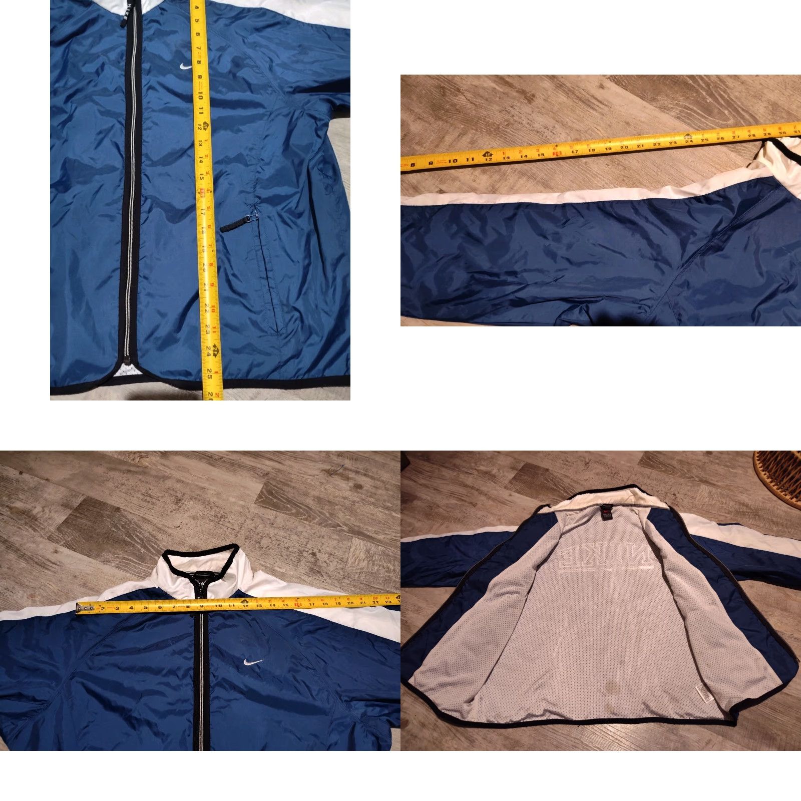 Nike VINTAGE NIKE 90s Full Zip SPELLOUT Windbreaker Jacket SWOOSH M Womens Size M / US 6-8 / IT 42-44 - 9 Thumbnail