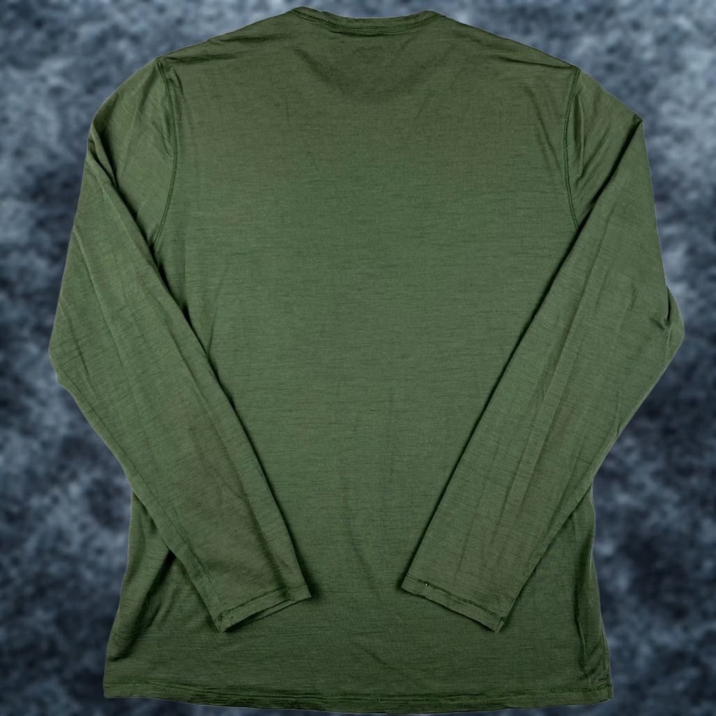 Vintage PROOF 72 Hour Merino Wool Shirt Baselayer Long Sleeve Large Green Huckberry READ Shirt Mens Regular Long Sleeve Green Read Size US L / EU 52-54 / 3 - 1 Thumbnail