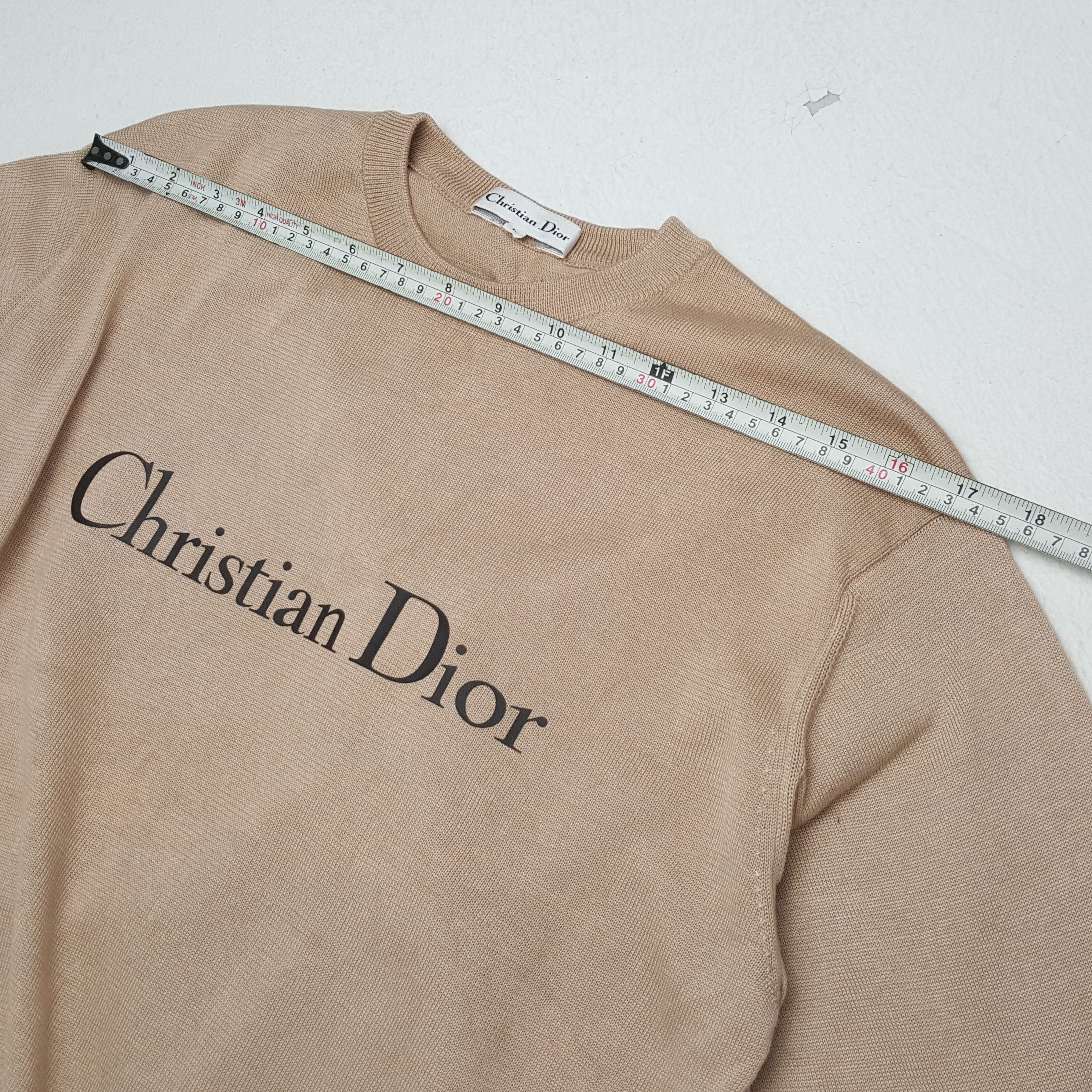 Christian Dior Monsieur × Designer × Vintage Vintage CHRISTIAN DIOR Italian Fashion Brand Sweatshirts Size S / US 4 / IT 40 - 4 Thumbnail