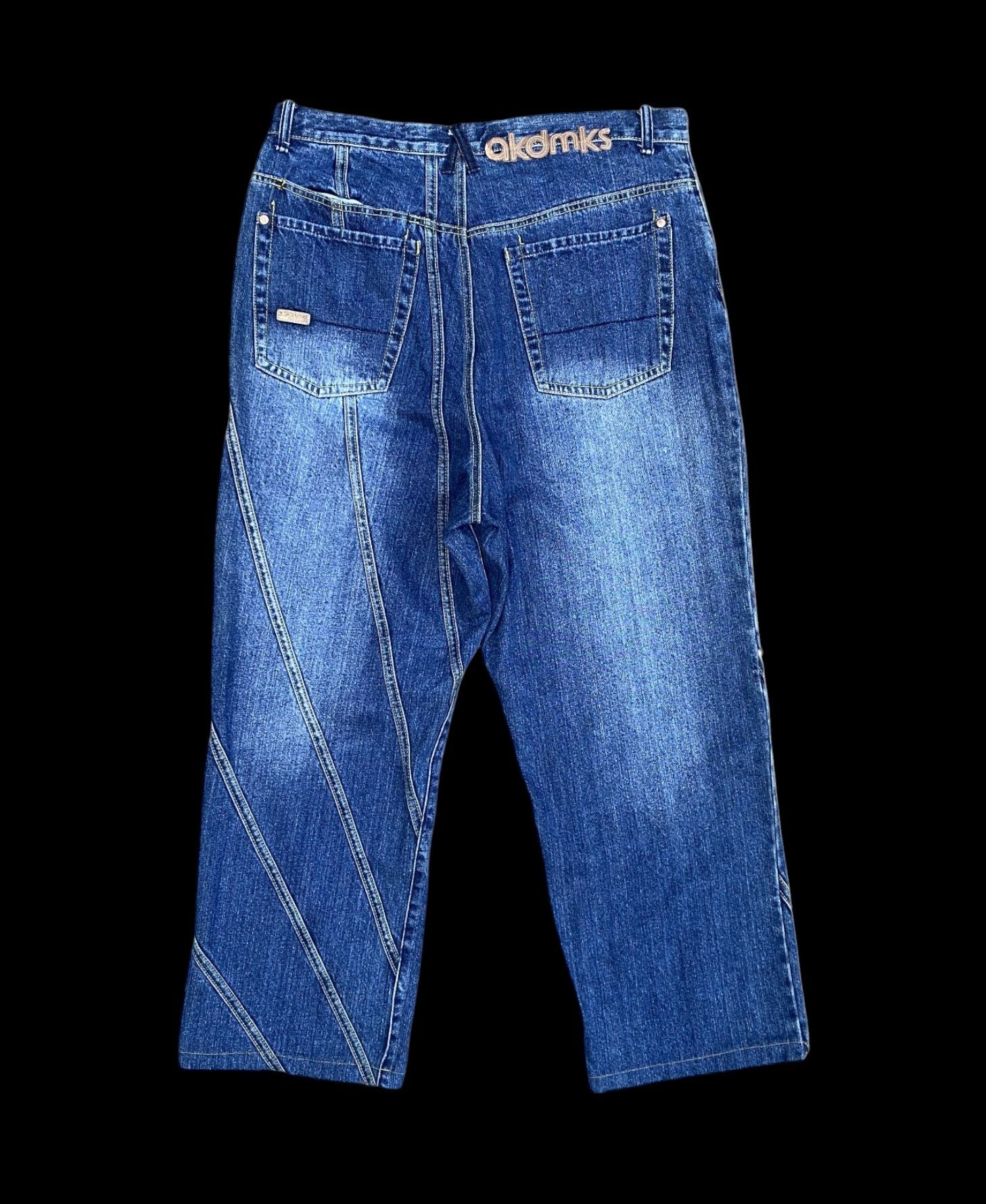 Akademiks × Fubu × JNCO VINTAGE Y2K Akademiks WIDE BAGGY denim JNCO style W34 inch Size US 34 / EU 50 - 3 Thumbnail