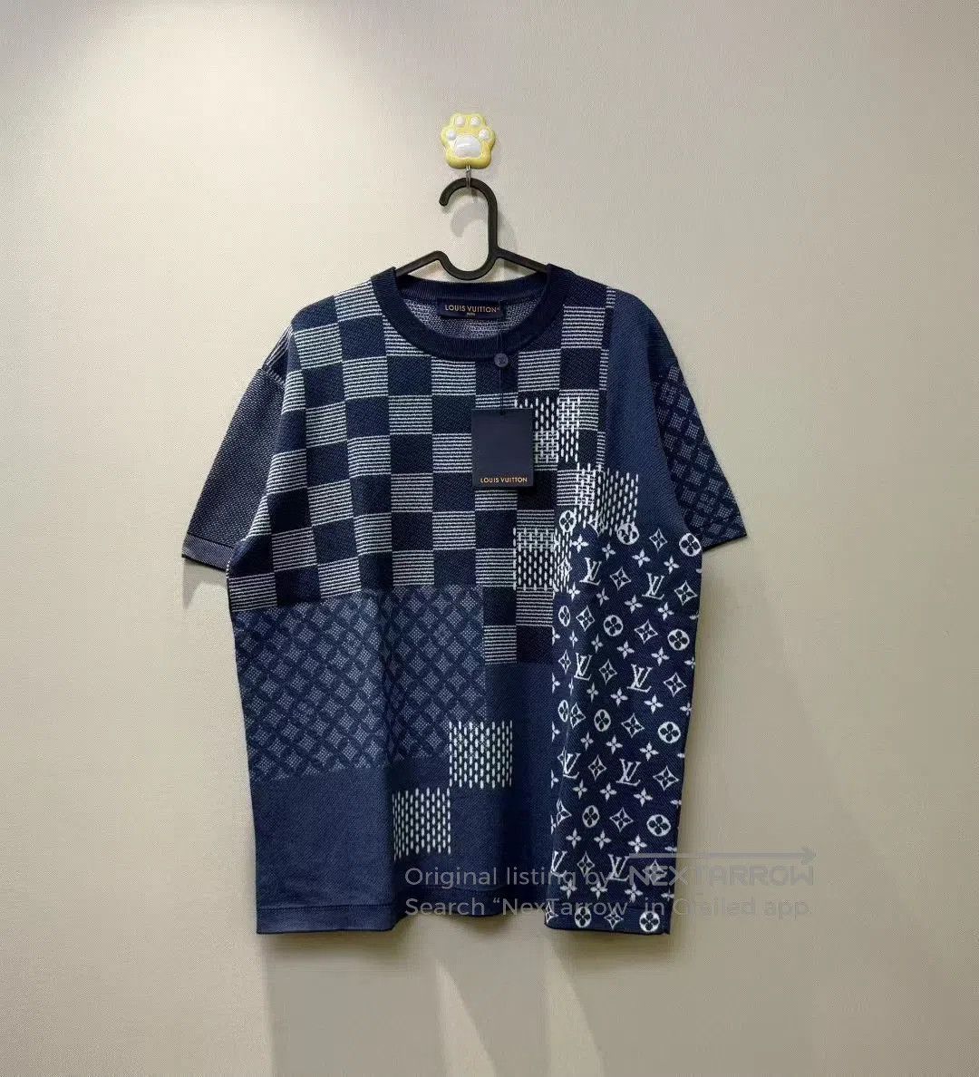 Louis Vuitton Louis Vuitton LV x Nigo Checkerboard Logo Knit Tee. Size US M / EU 48-50 / 2 - 1 Thumbnail