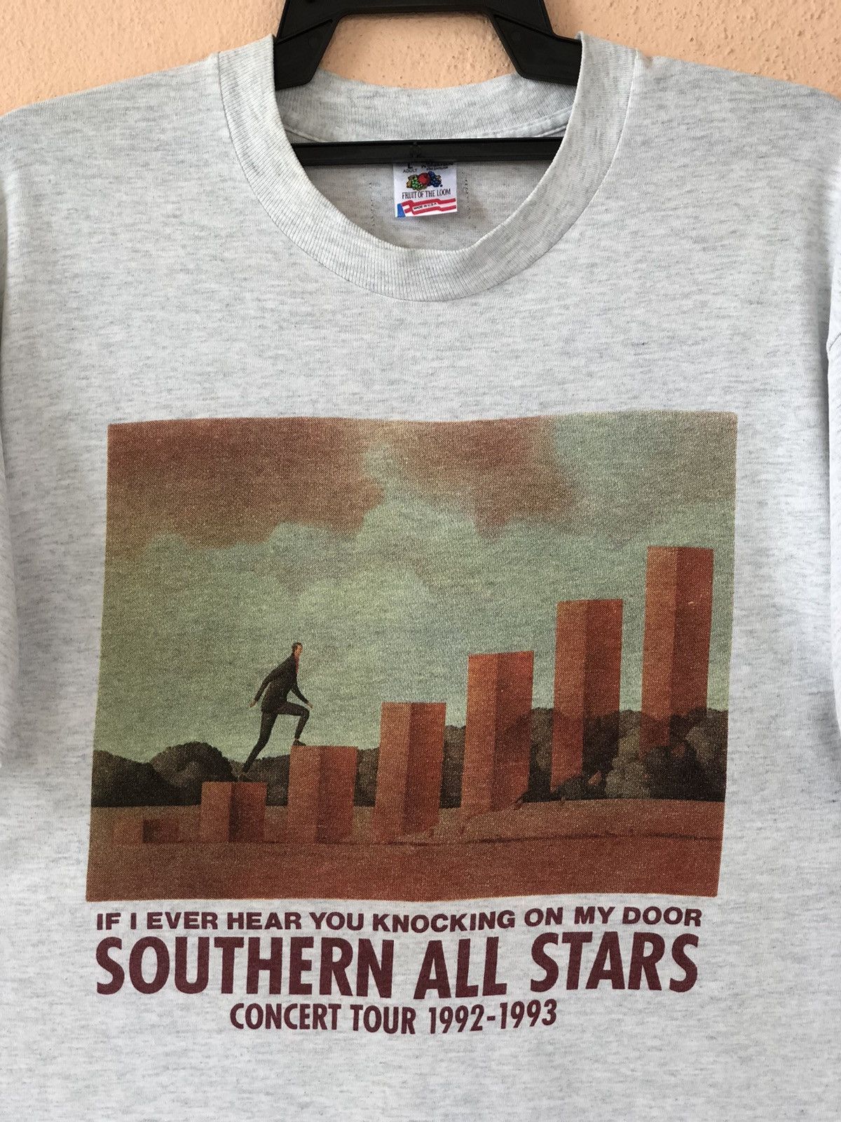 Band Tees × Vintage Vintage 90s SOUTHERN ALL STARS Japan Rock Size US L / EU 52-54 / 3 - 2 Thumbnail