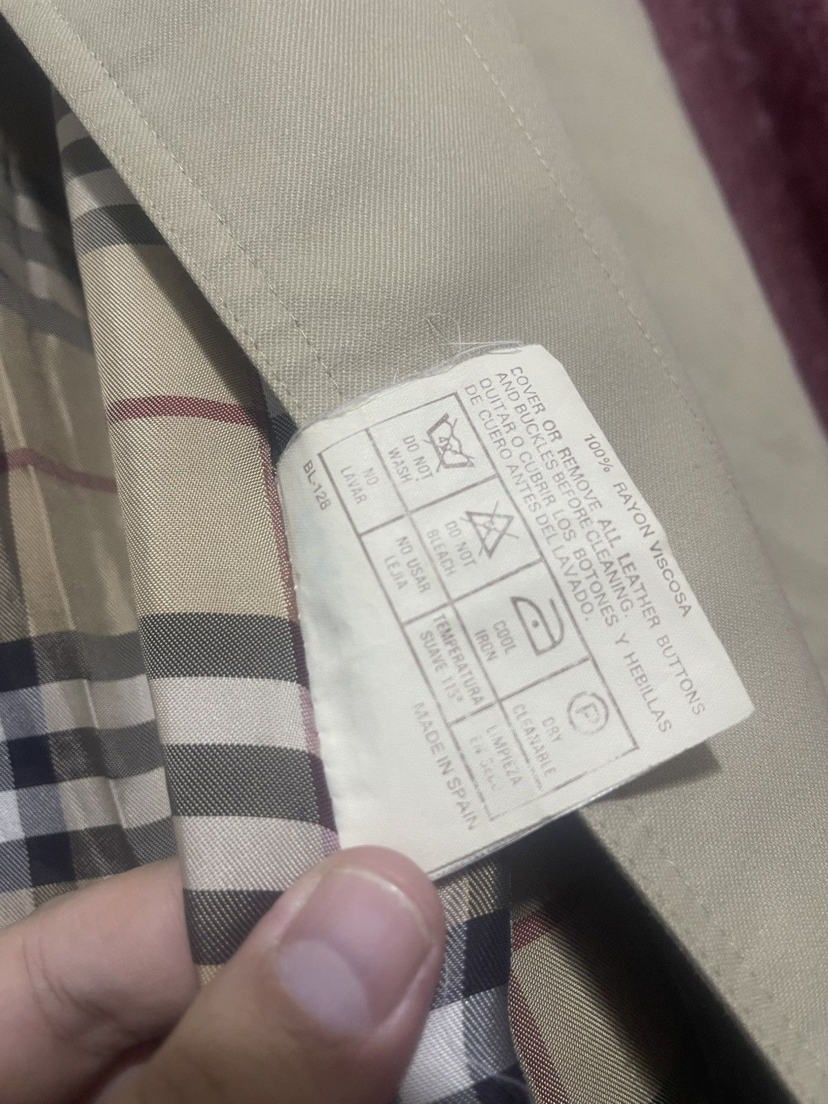 Burberry × Burberry Prorsum × Vintage VINTAGE BURBERRYS TRENCH COAT NOVA CHECK BEIGE Size US XL / EU 56 / 4 - 13 Thumbnail