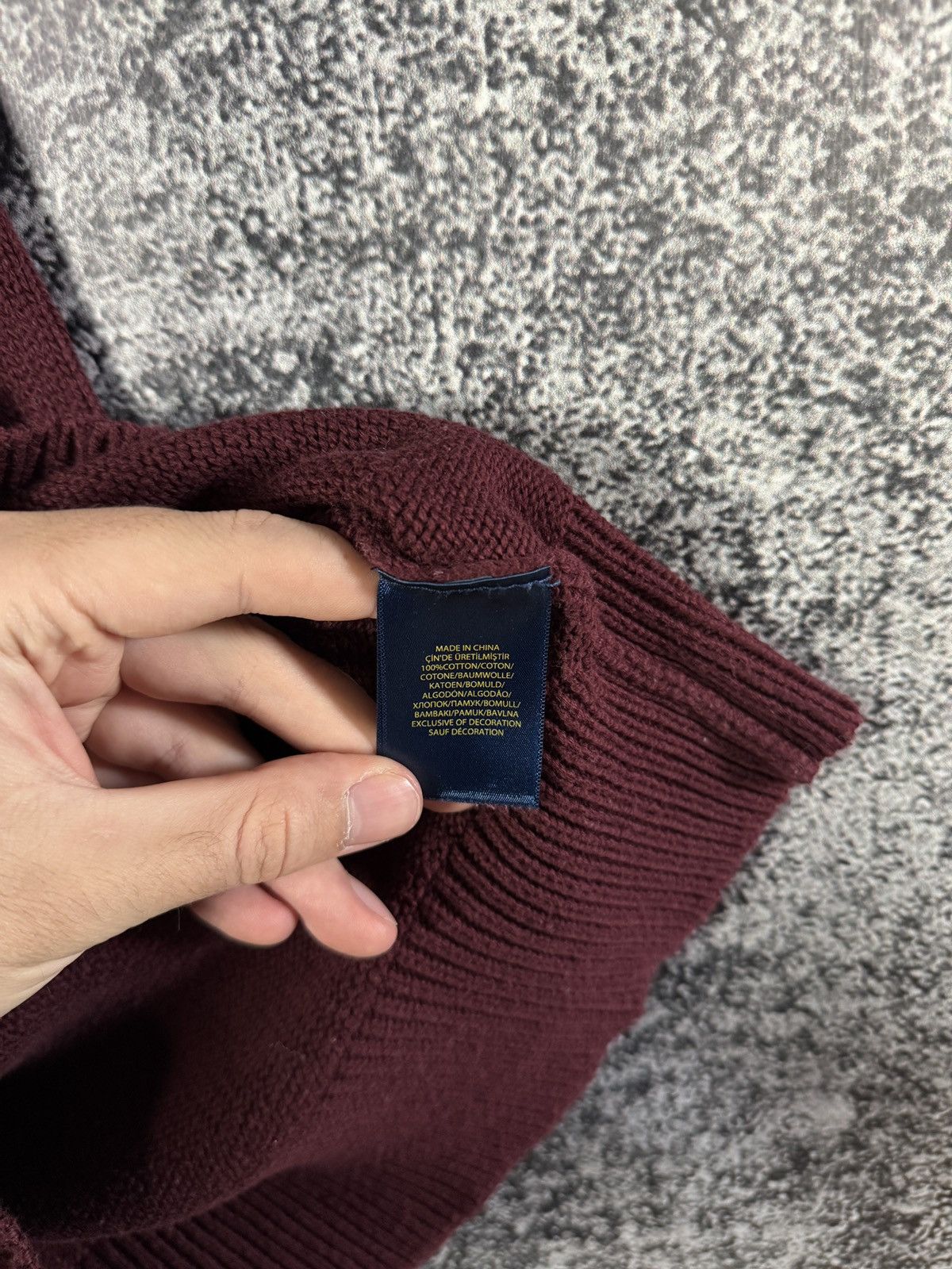 Polo Ralph Lauren Men’s Polo Ralph Lauren Shawl Knit Sweater Pullover Size M Size US M / EU 48-50 / 2 - 8 Thumbnail