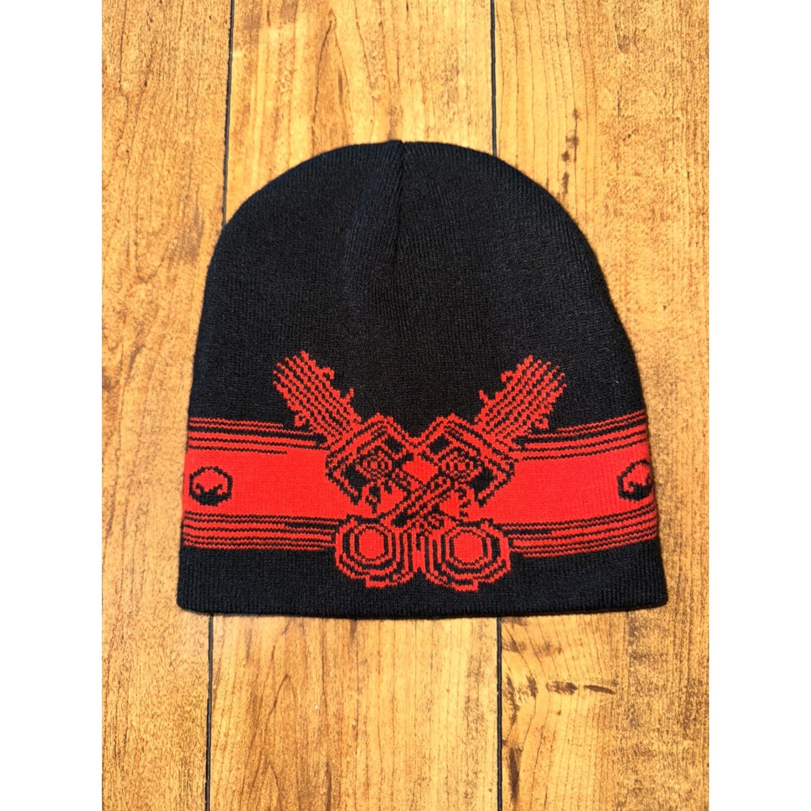 Vintage VINTAGE Matco Tools Beanie Men One Size Black MATCO TOOLS Beanie Y2K Style Workwear Mechanic Wear Tools Mens Size ONE SIZE - 2 Thumbnail