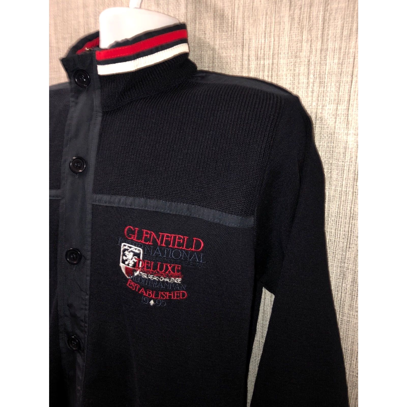 Penfield Glenfield Deluxe Navy Blue Button Front Jacket Mens M 21 Inch Armpit EUC Size US M / EU 48-50 / 2 - 2 Thumbnail