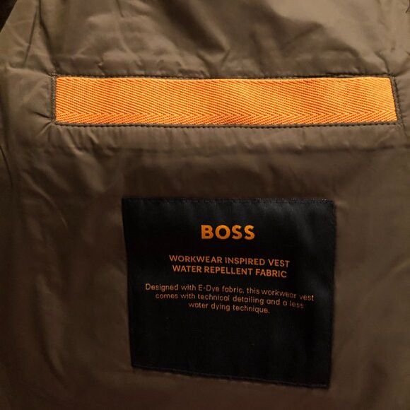 Hugo Boss Hugo boss men's new polyester vest size: 36R Size 36R - 7 Thumbnail