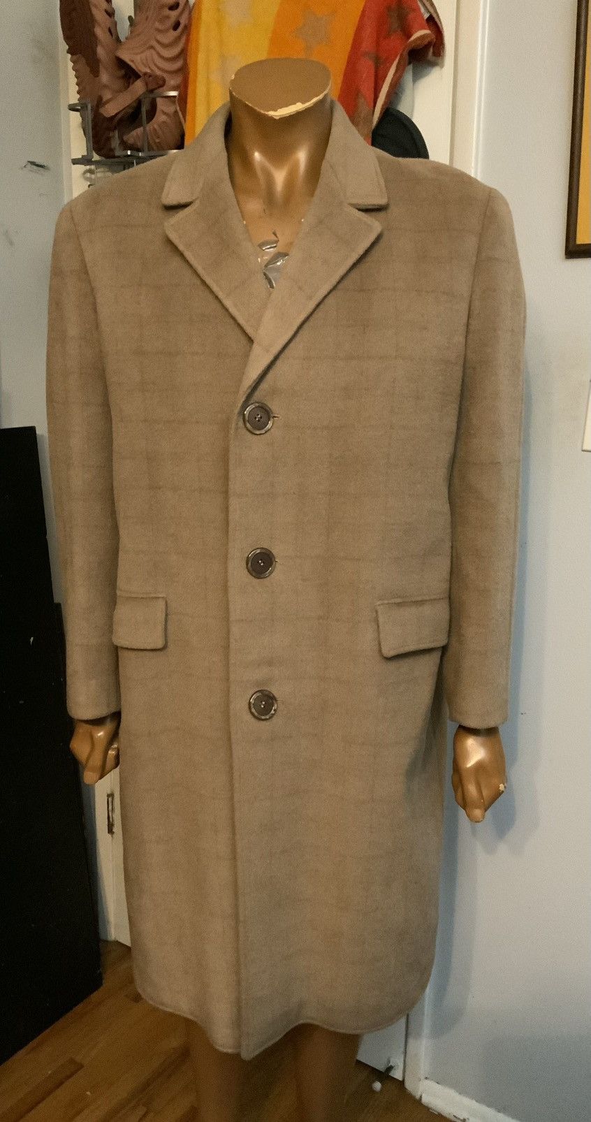 Designer × Vintage Vintage Oxford 100% Mohair Di Lusso Italy Overcoat Coat Size US M / EU 48-50 / 2 - 10 Thumbnail