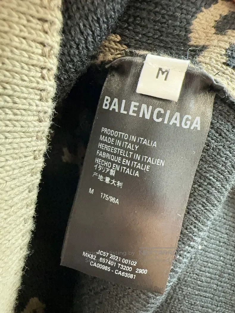 Balenciaga Balenciaga M Size Full Print Letter Logo Long Sleeve Sweat Size US M / EU 48-50 / 2 - 5 Thumbnail