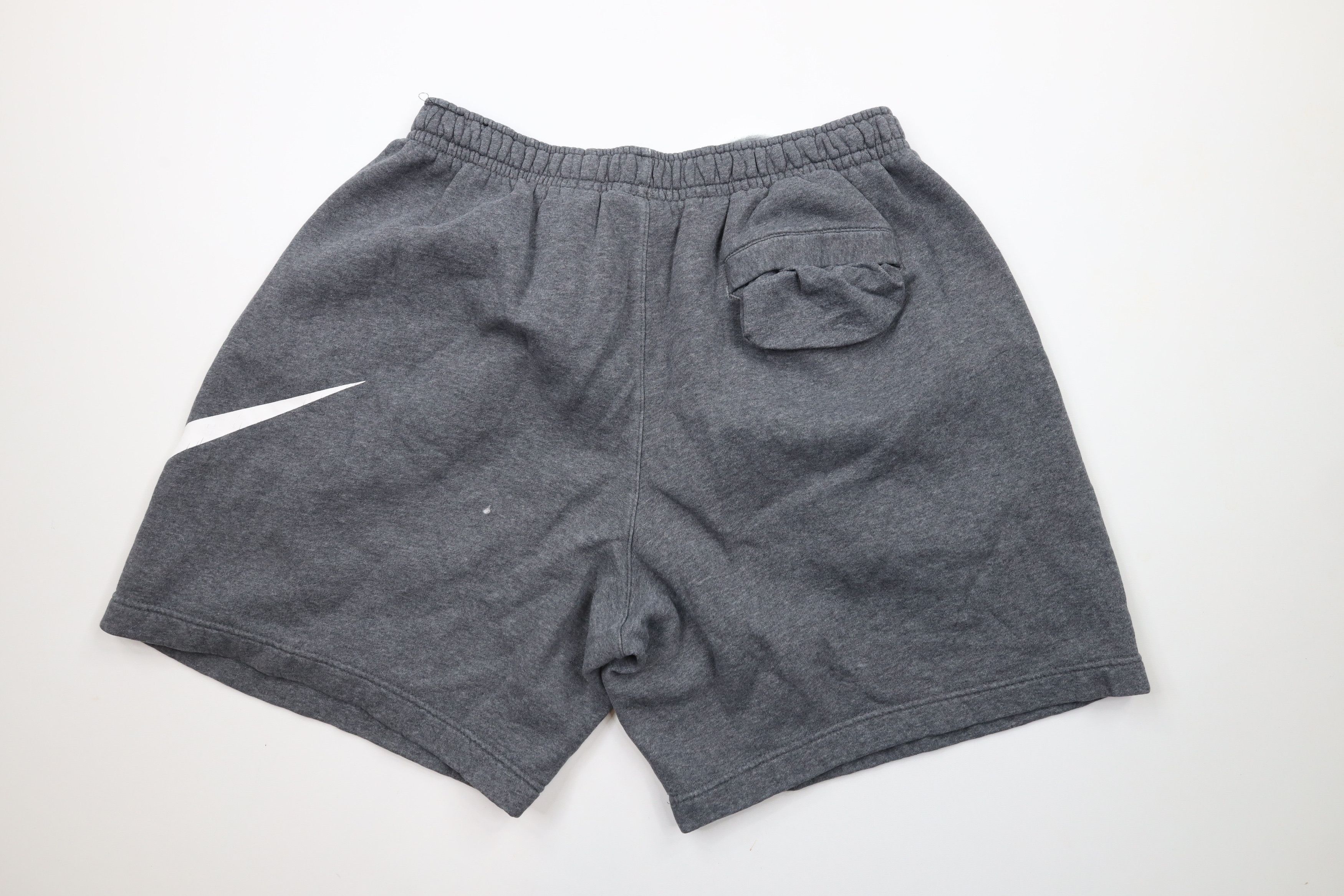 Nike × Vintage Vintage Nike Big Swoosh Logo Above Knee Sweatpants Shorts Size US 34 / EU 50 - 9 Thumbnail