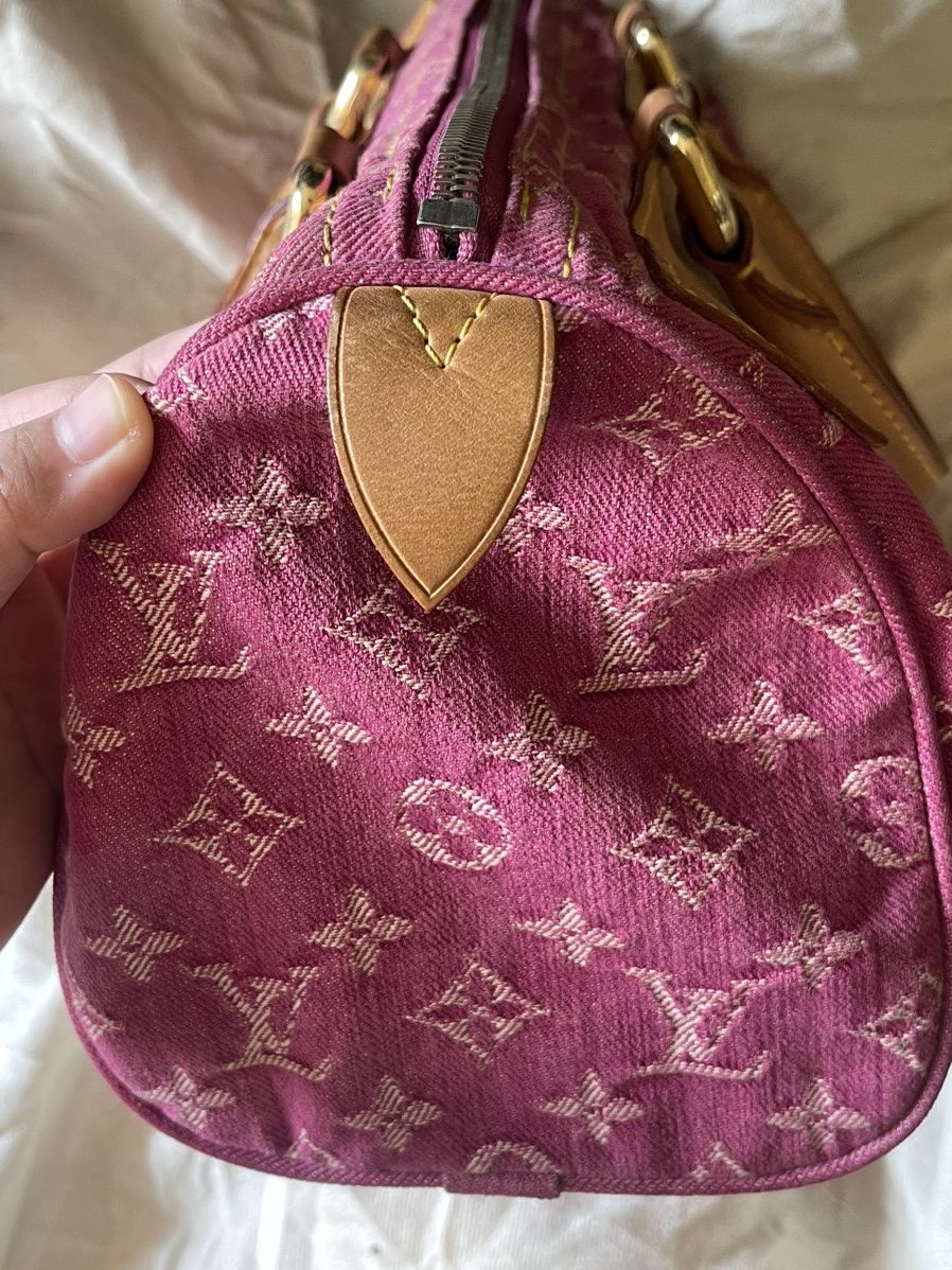 Louis Vuitton × Vintage Louis Vuitton Neo Denim Speedy Size ONE SIZE - 5 Thumbnail