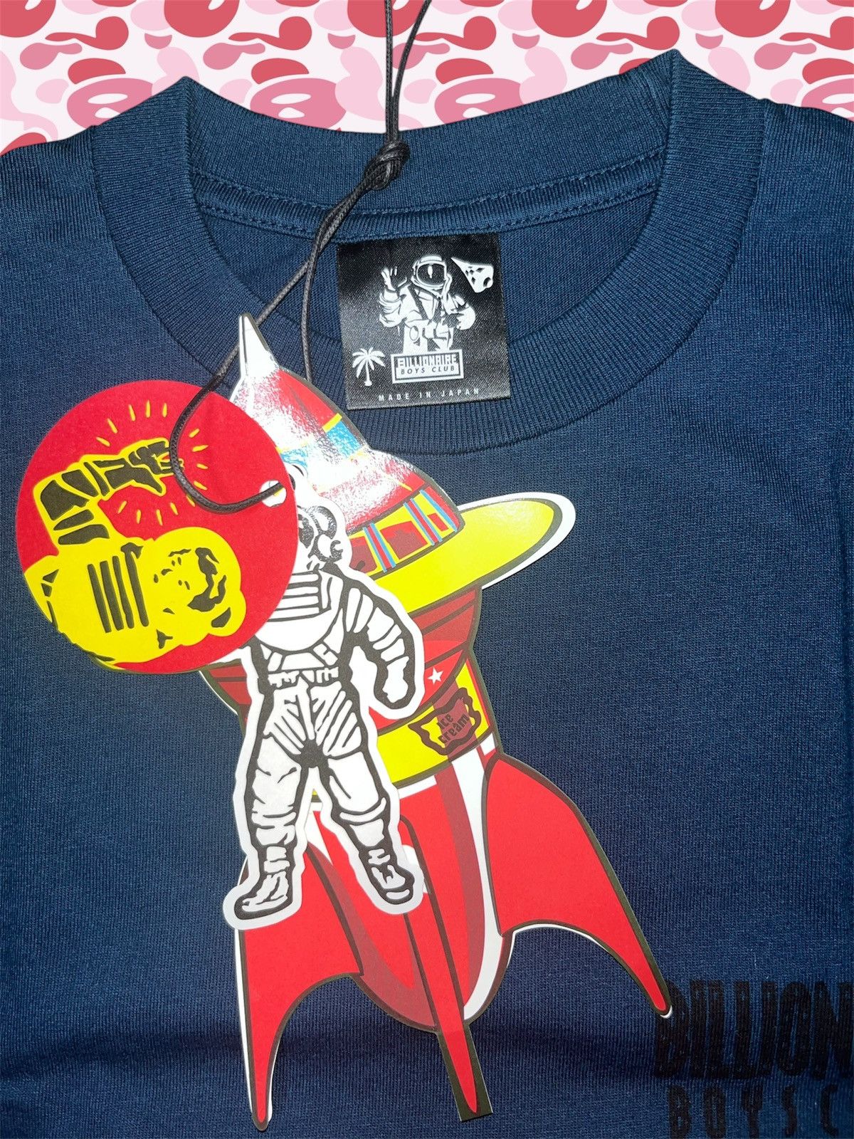 Billionaire Boys Club 2007 Billionaire Boys Club Logo Tee Navy Size US L / EU 52-54 / 3 - 4 Thumbnail