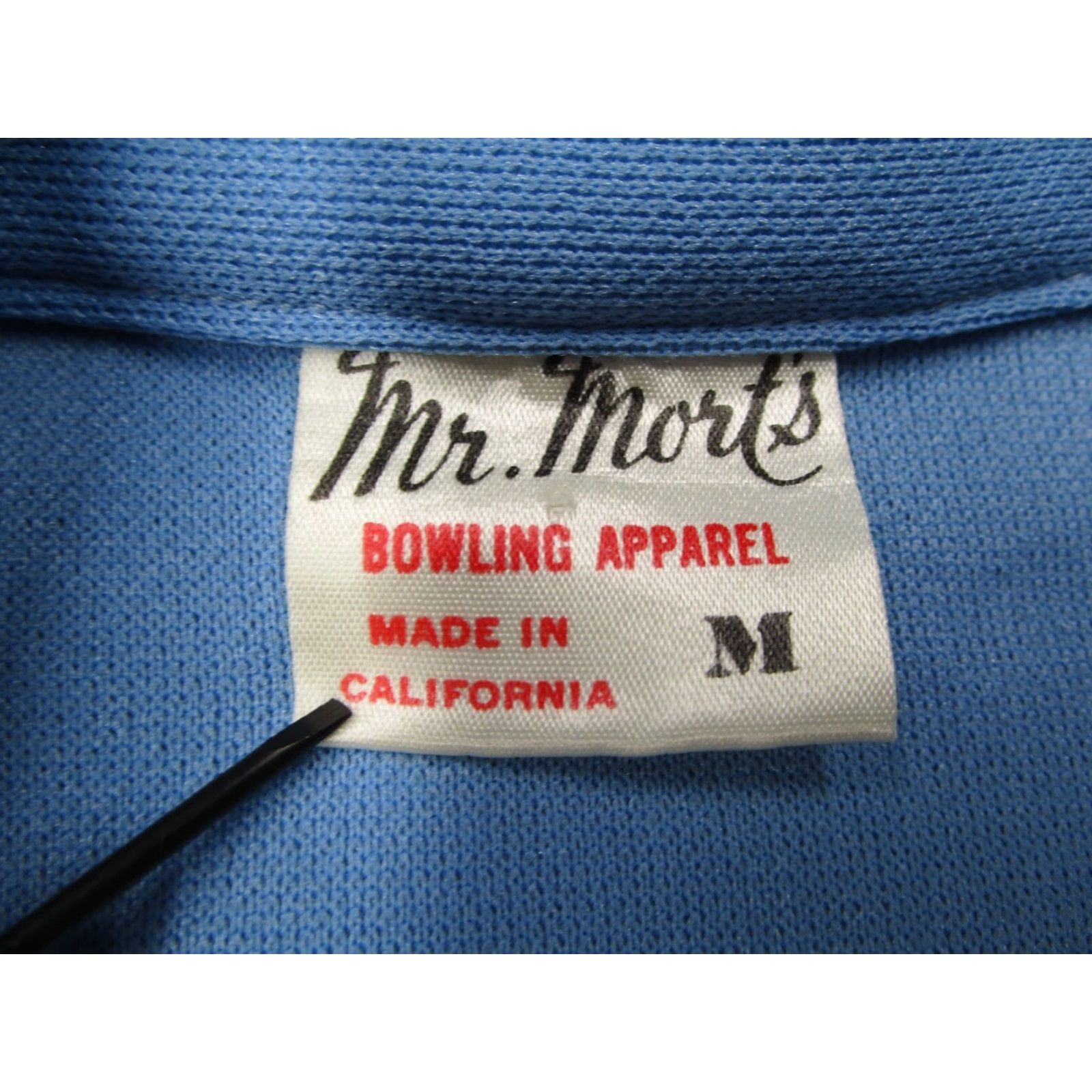 Vintage VINTAGE Mr. Morts Shirt Mens Medium Blue Button Up Bowling Lions 70s Made in USA Size US M / EU 48-50 / 2 - 3 Thumbnail