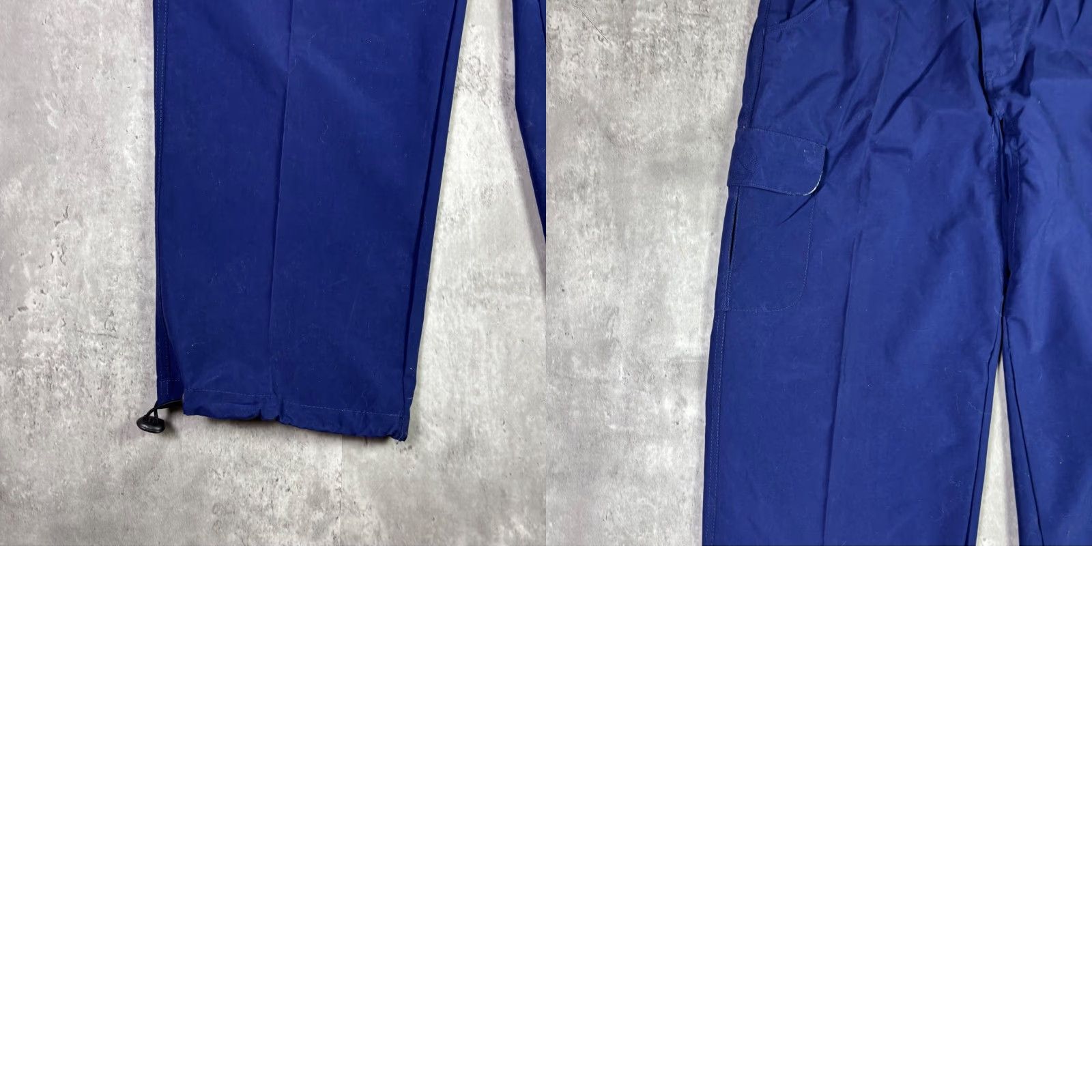 Burnside Burnside Cargo Pants Drawstring Hem Adjustable Waist 32x32 Navy Blue 90s Mens Pants Size US 32 / EU 48 - 8 Thumbnail