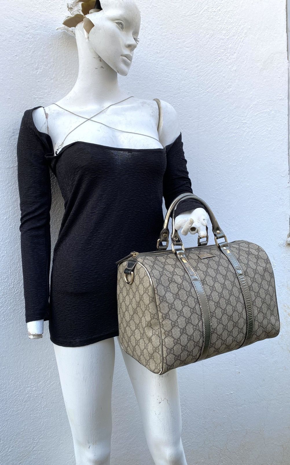 Gucci Authentic Gucci Joy Boston Bag – GG Supreme Canvas Size ONE SIZE - 1 Thumbnail