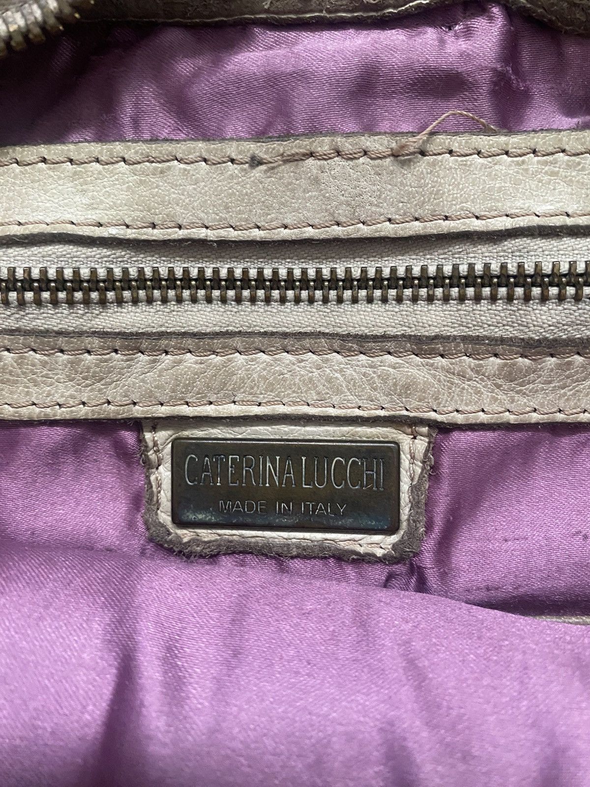 Other Caterina Lucchi Beige Leather Tote Bag Made in Italy Size ONE SIZE - 5 Thumbnail
