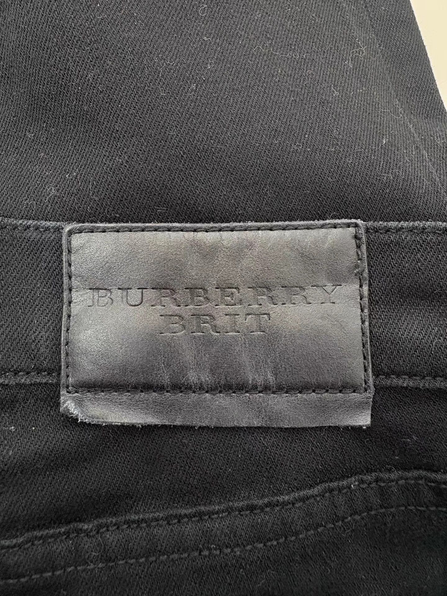 Burberry BURBERRY BRIT Leather Patch Back Jeans Size US 32 / EU 48 - 3 Thumbnail
