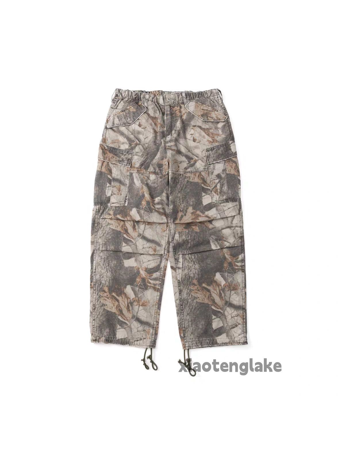 Designer × Vintage utility washed faded military camo outdoor cargo pants Size US 34 / EU 50 - 4 Thumbnail