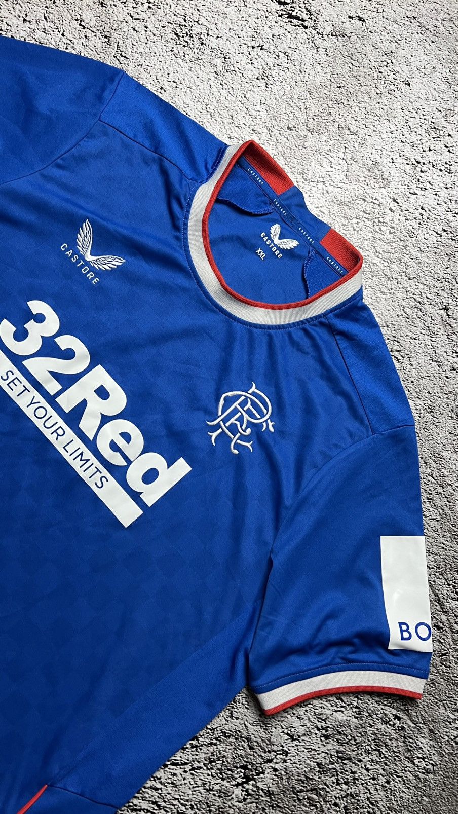 Castore Glasgow Rangers castore jersey y2k Size US XXL / EU 58 / 5 - 2 Thumbnail