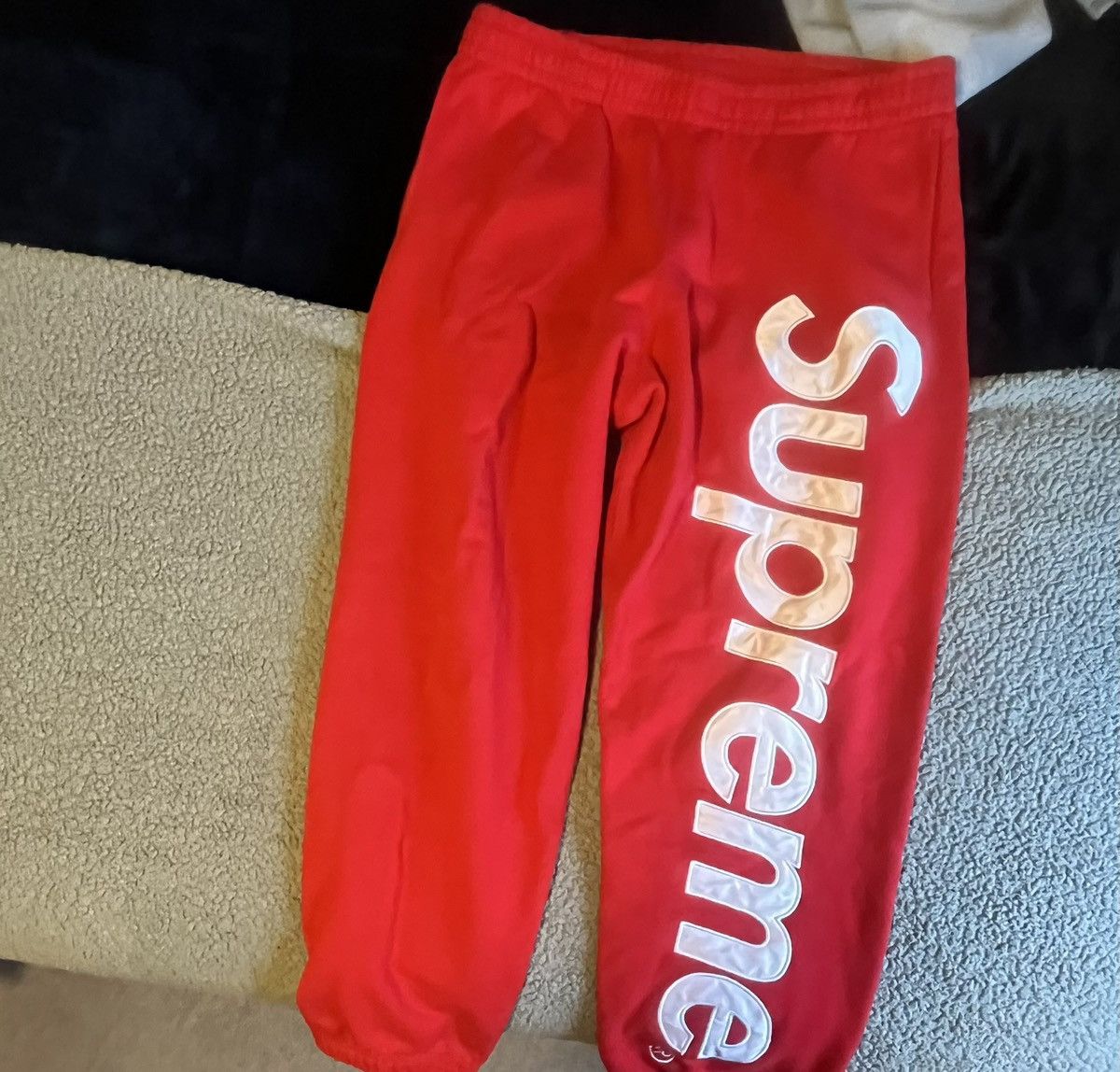 Supreme Satin Appliqué Sweatpant FW22