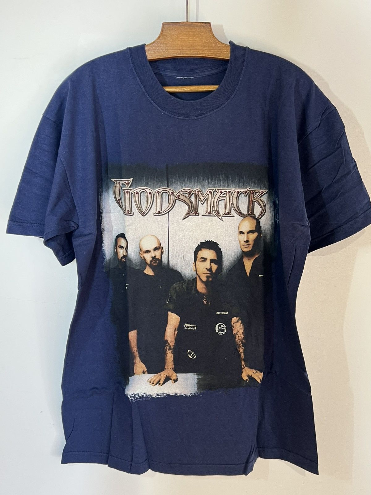 Band Tees vintage 90s Godsmack shirt Size US XL / EU 56 / 4 - 1 Thumbnail