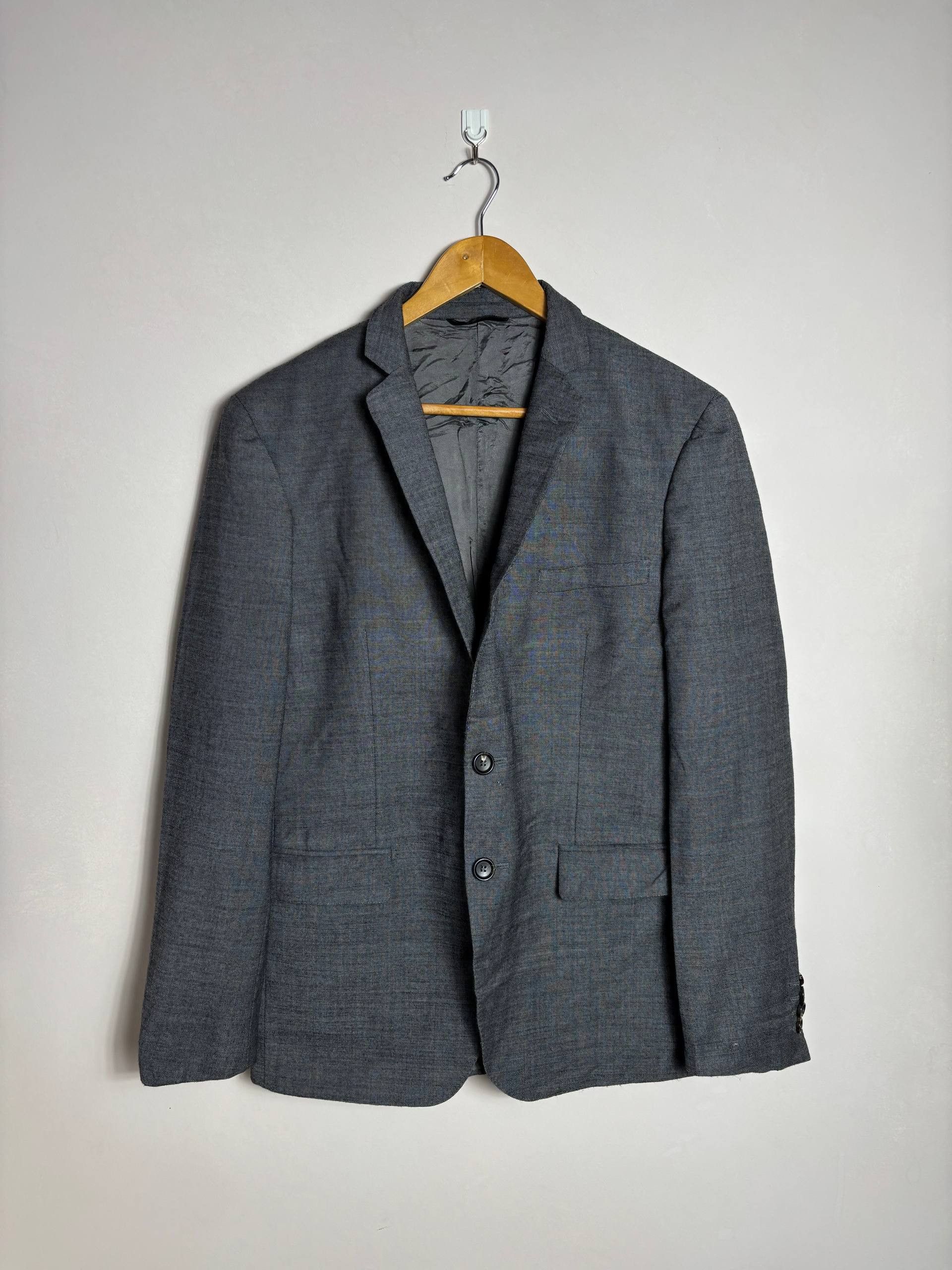 Tonello Tonello Lined Gray Wool Blazer 38 EU 48 Made in Italy Size 38R - 3 Thumbnail
