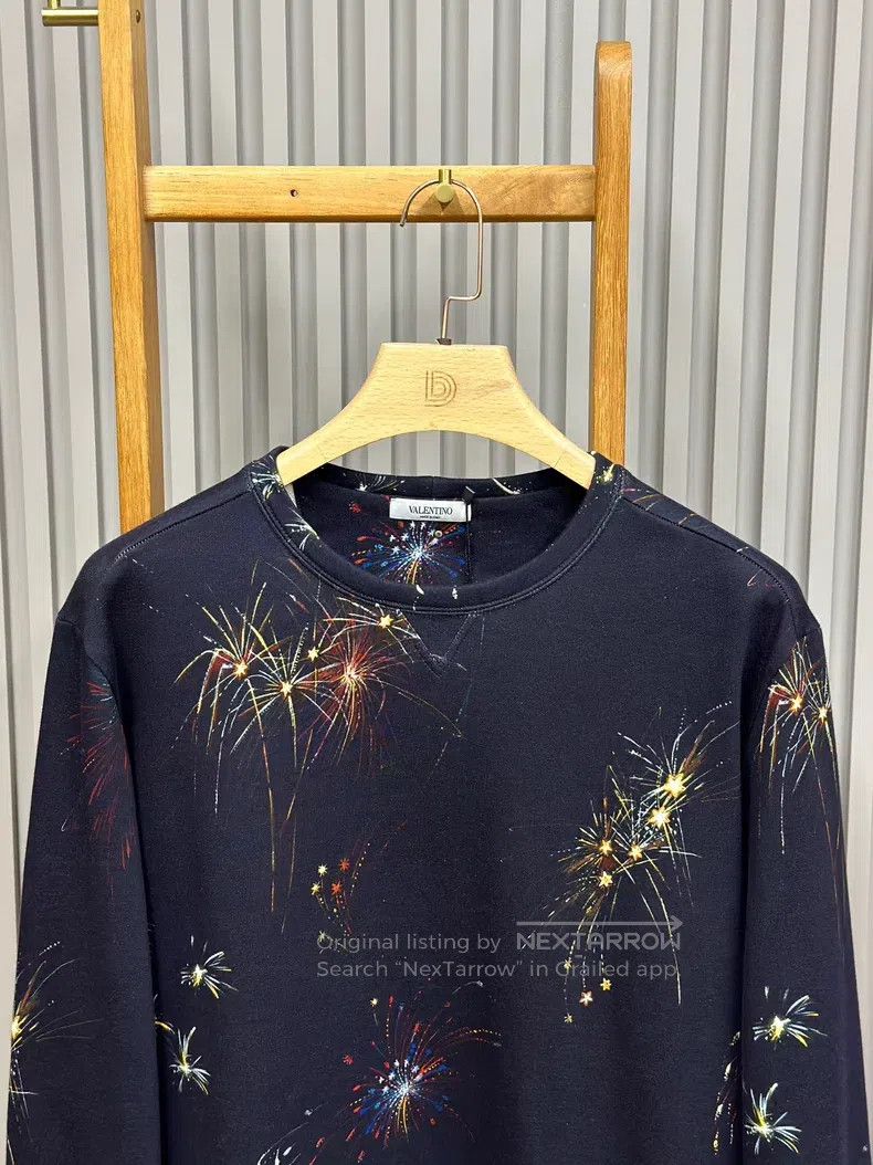 Valentino Valentino Fireworks pattern casual sweatshirt Size US S / EU 44-46 / 1 - 3 Thumbnail
