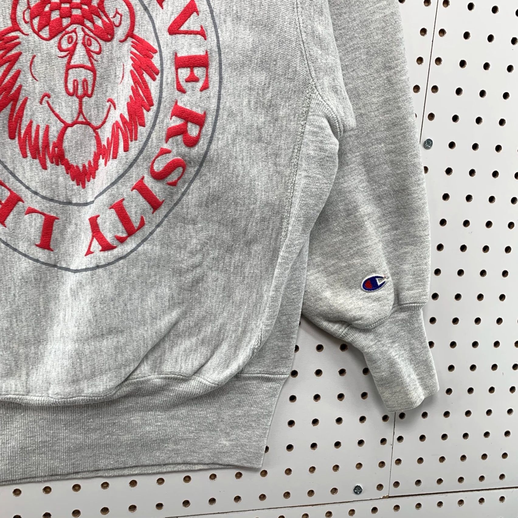 Champion Vintage 90s Leadline University Sweatshirt Men Small Gray Champion Reverse Weave Size US S / EU 44-46 / 1 - 5 Thumbnail