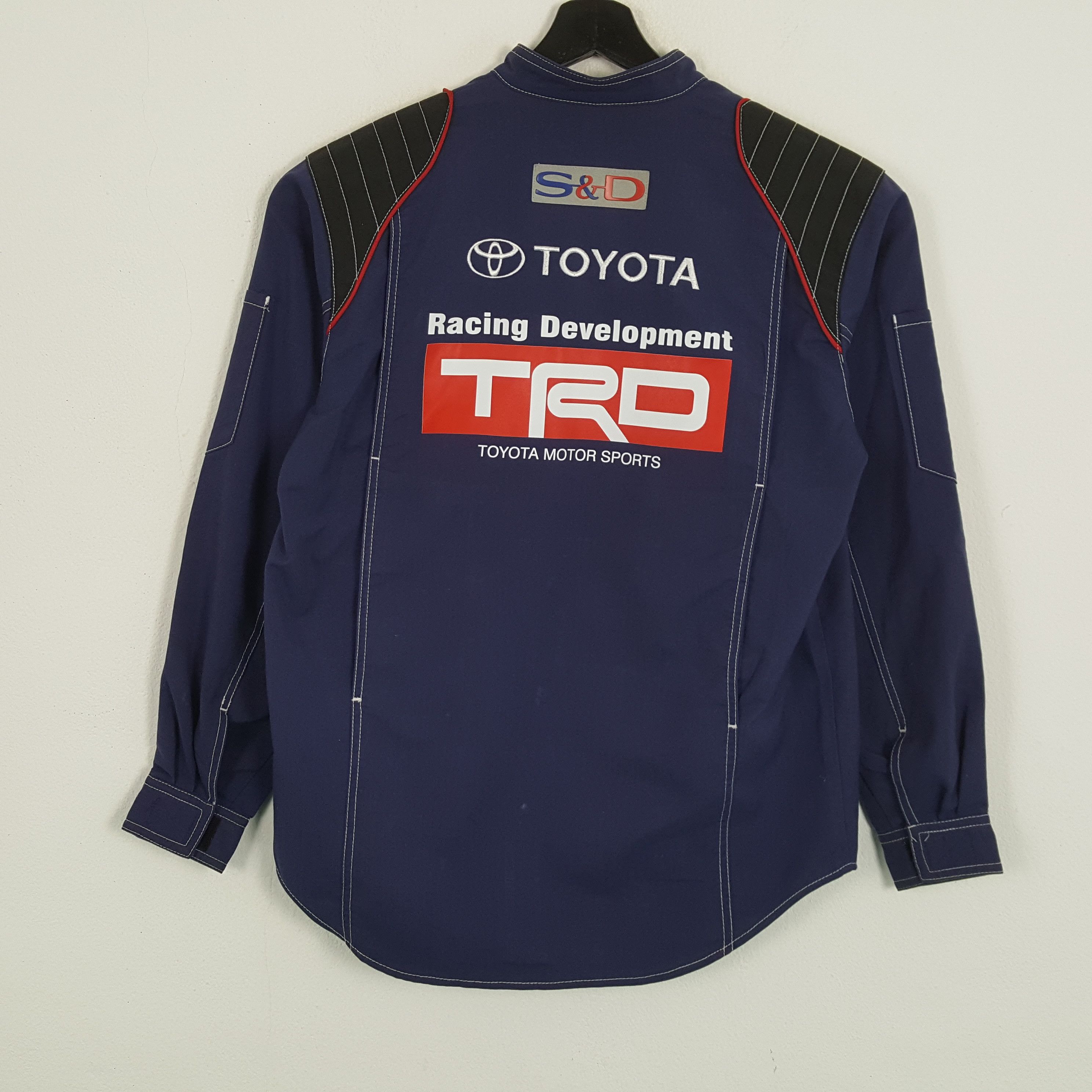 Japanese Brand × Vintage TRD TOYOTA MOTOR SPORT Custom Art Shirt Jacket Size US M / EU 48-50 / 2 - 1 Thumbnail